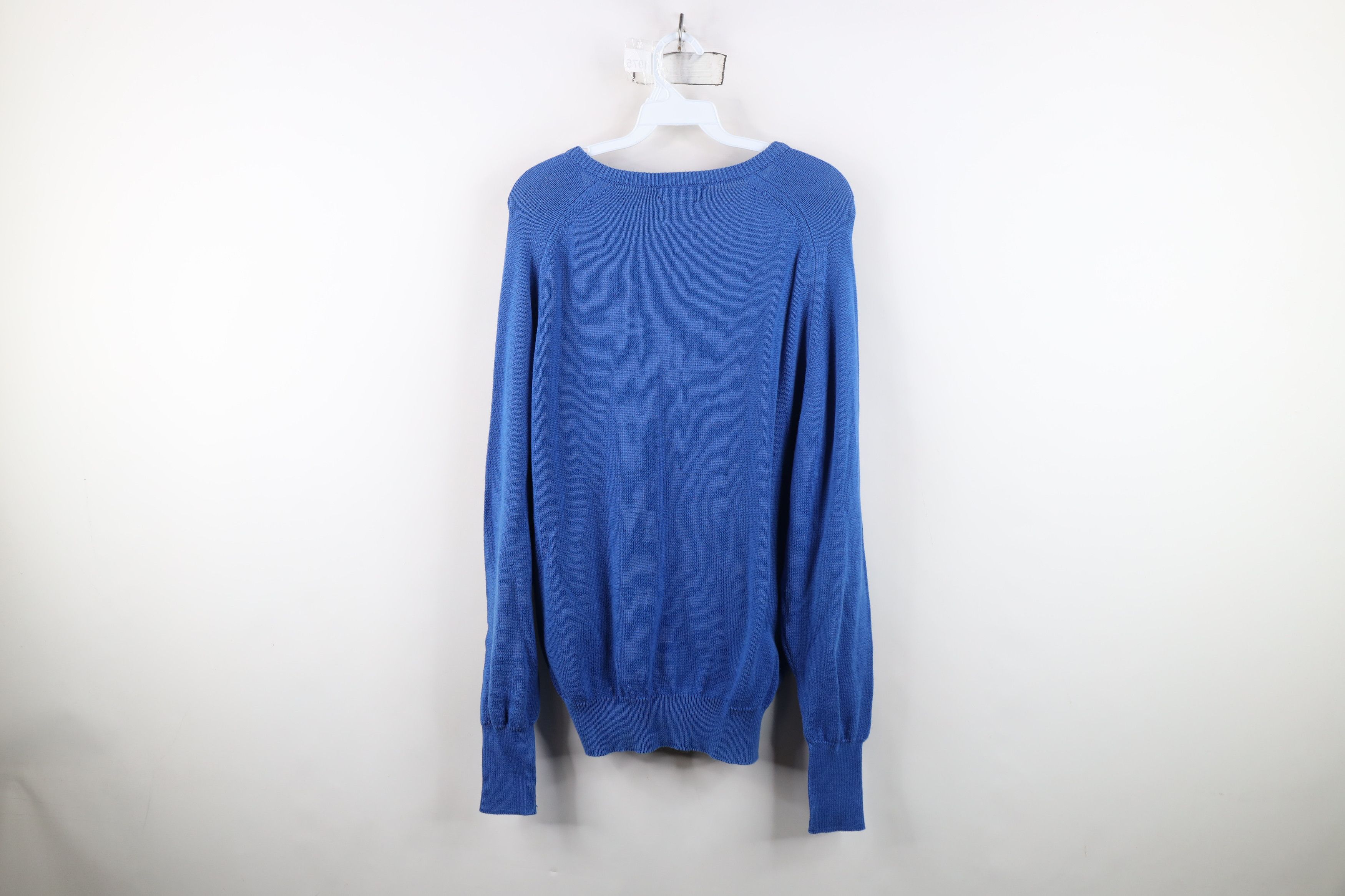 Vintage Vintage 90s Streetwear Island Cotton Knit Sweater Blue USA Size US M / EU 48-50 / 2 - 9 Thumbnail