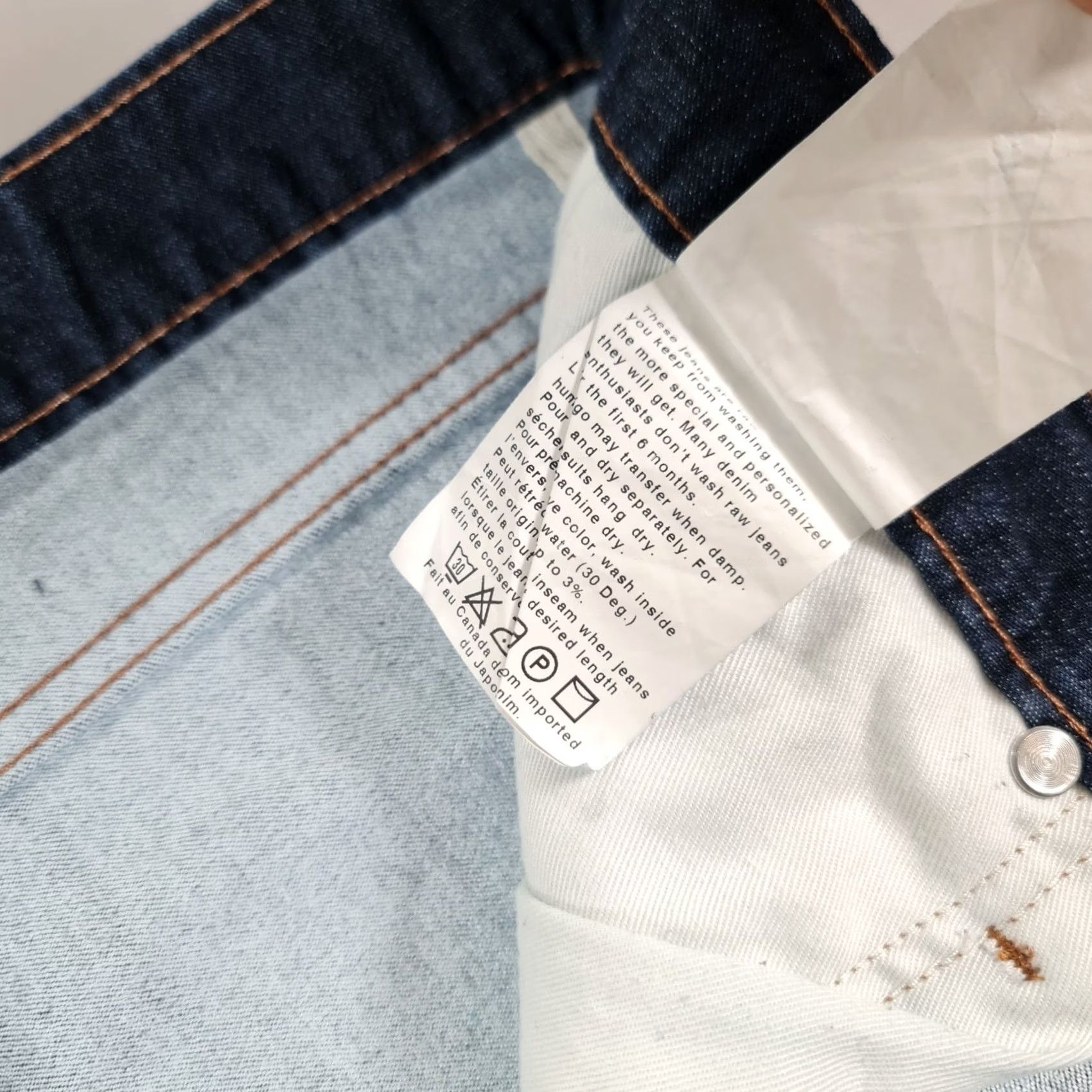 Vintage Naked & Famous Jeans Mens Slim 5-Pocket Denim Blue W40 L34 9oz Stretch Dark Vintage: No (adjusted simplified) Size US 40 / EU 56 - 6 Thumbnail