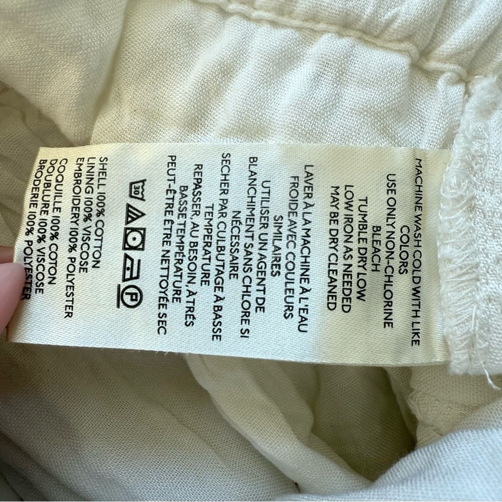 Free People Free People layette white skirt size S Retail 120$ Size 27" / US 4 / IT 40 - 6 Thumbnail