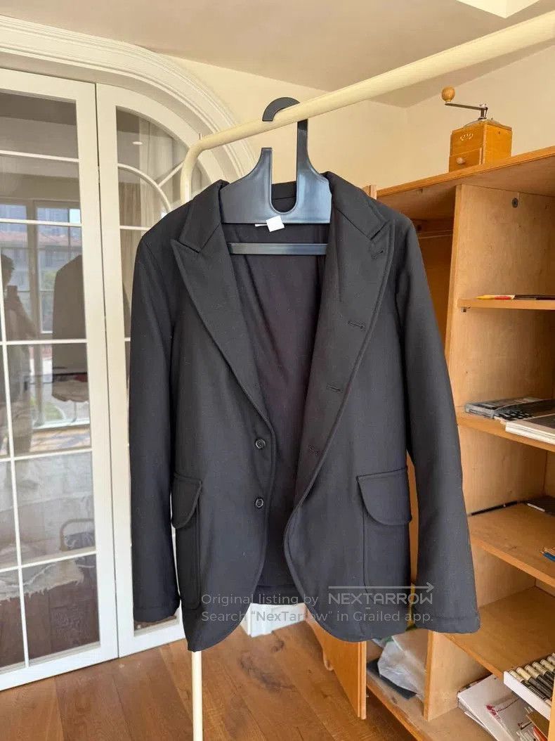 Comme des Garcons Black Cotton Coat.