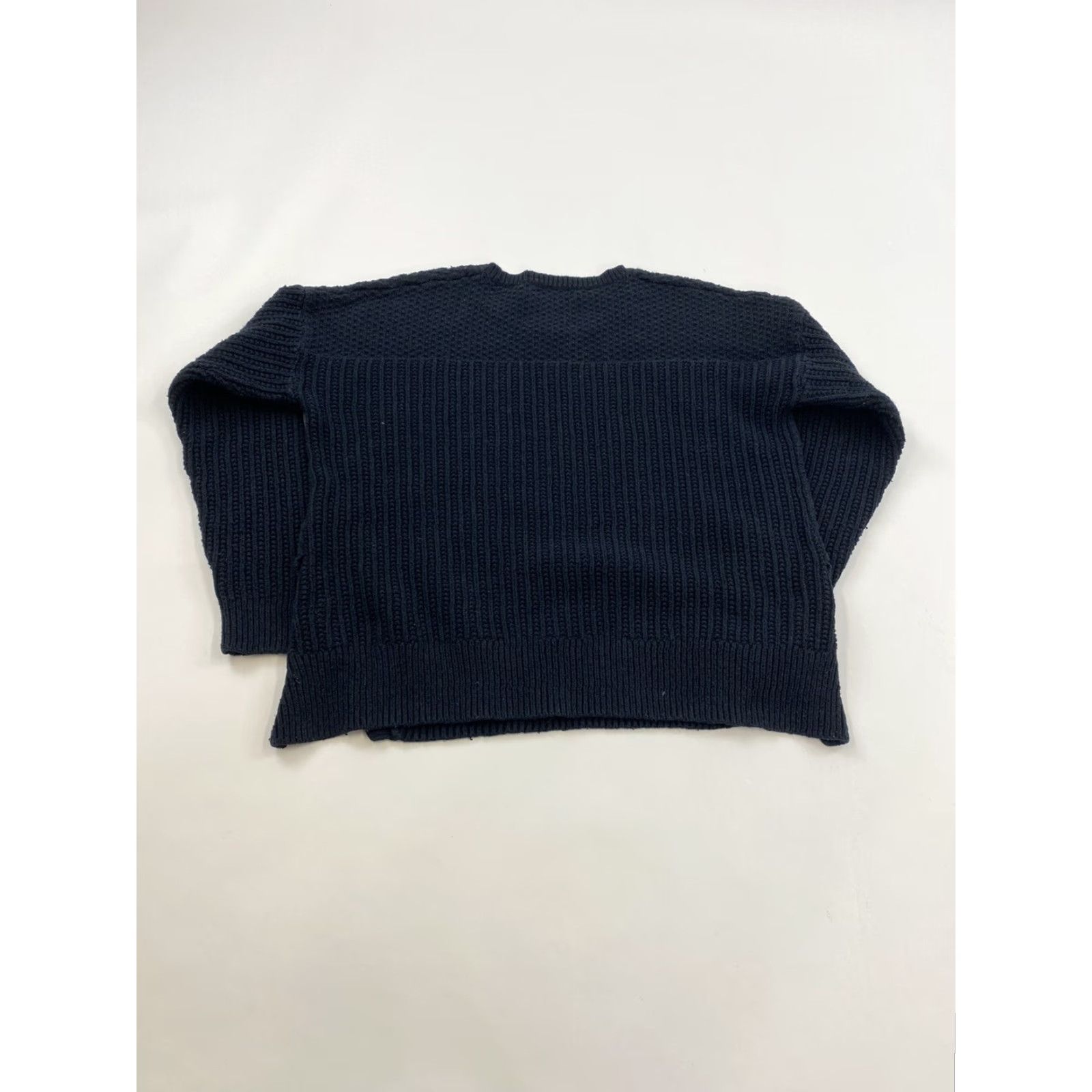 Madewell Madewell Knit Sweater Womens Medium Black Pullover Crew Neck Cotton Knit M Black Womens Mens? Size M / US 6-8 / IT 42-44 - 2 Thumbnail