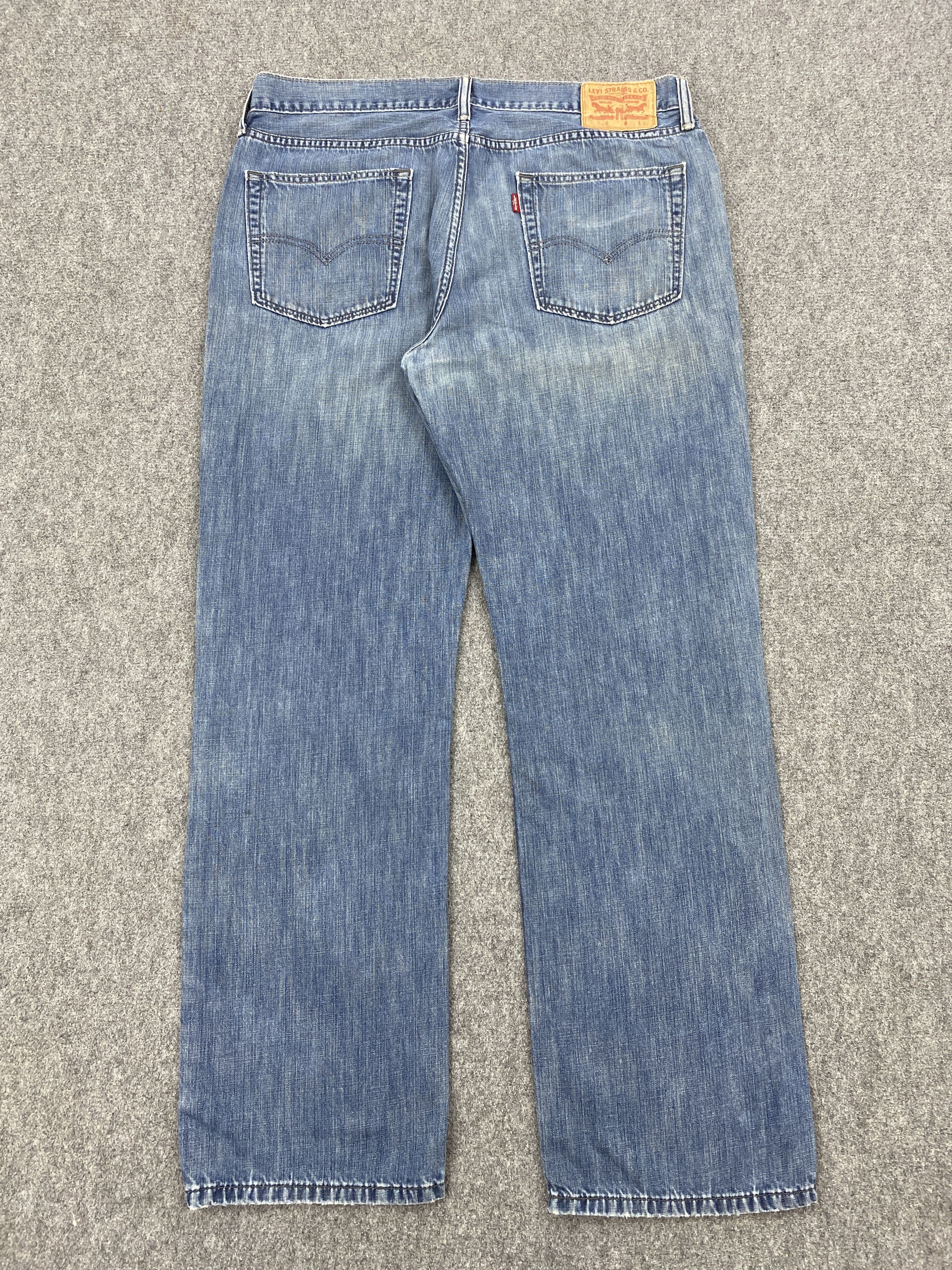 Levi's × Vintage Vintage Levi's 514 Faded Blue Jeans Size US 37 - 3 Thumbnail