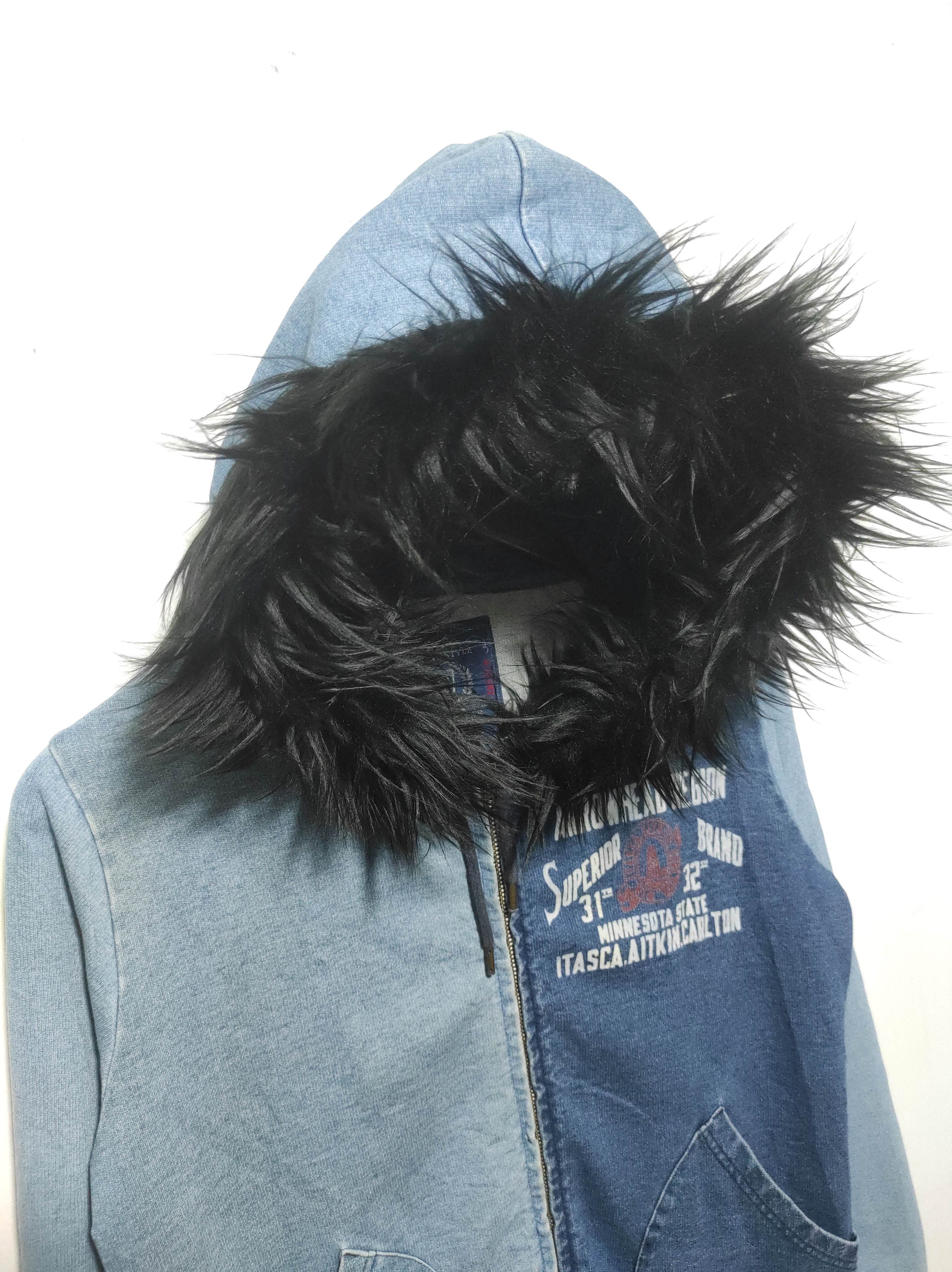 Hysteric Glamour Marine Style Casual wear Denim Zip Fur Hoodie i6w9 lgb style Size US M / EU 48-50 / 2 - 3 Thumbnail