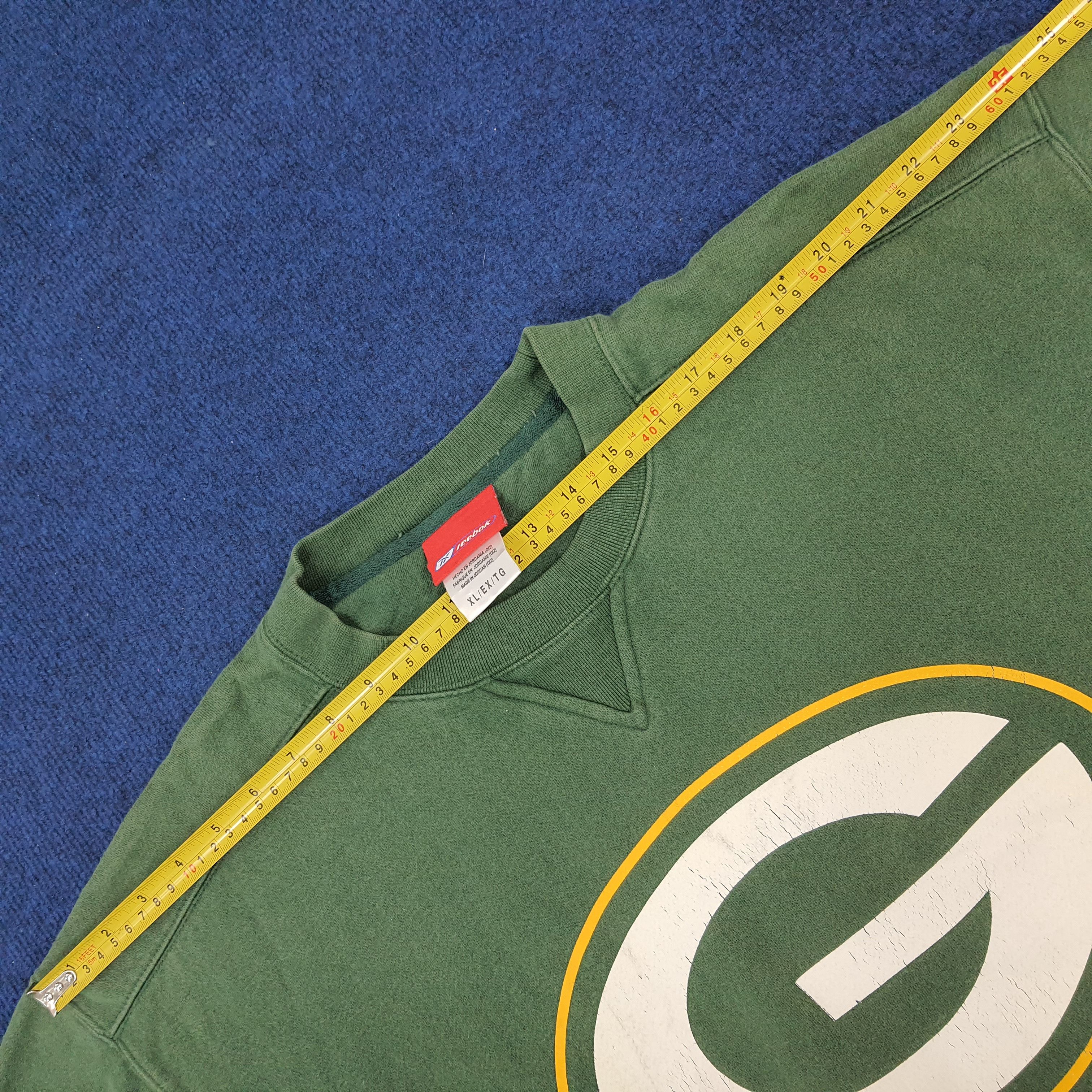 NFL × Reebok × Vintage Vintage Reebok NFL Green Bay Packers Sports Sweatshirt Size US XXL / EU 58 / 5 - 8 Thumbnail
