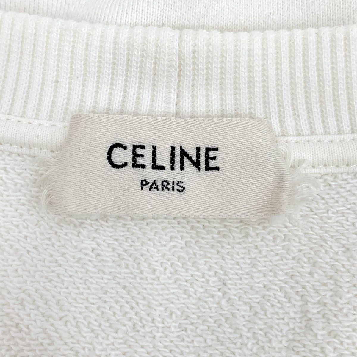 Celine Celine Triomphe Letter Printed Short Sleeve T-shirt K26WX Size S / US 4 / IT 40 - 5 Thumbnail