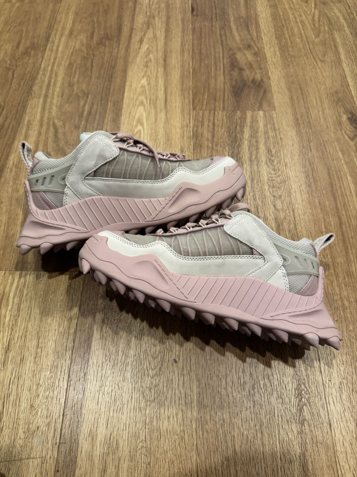 Off-White Off-White Odsy-1000 Beige Pink Size US 10 / IT 40 - 8 Thumbnail