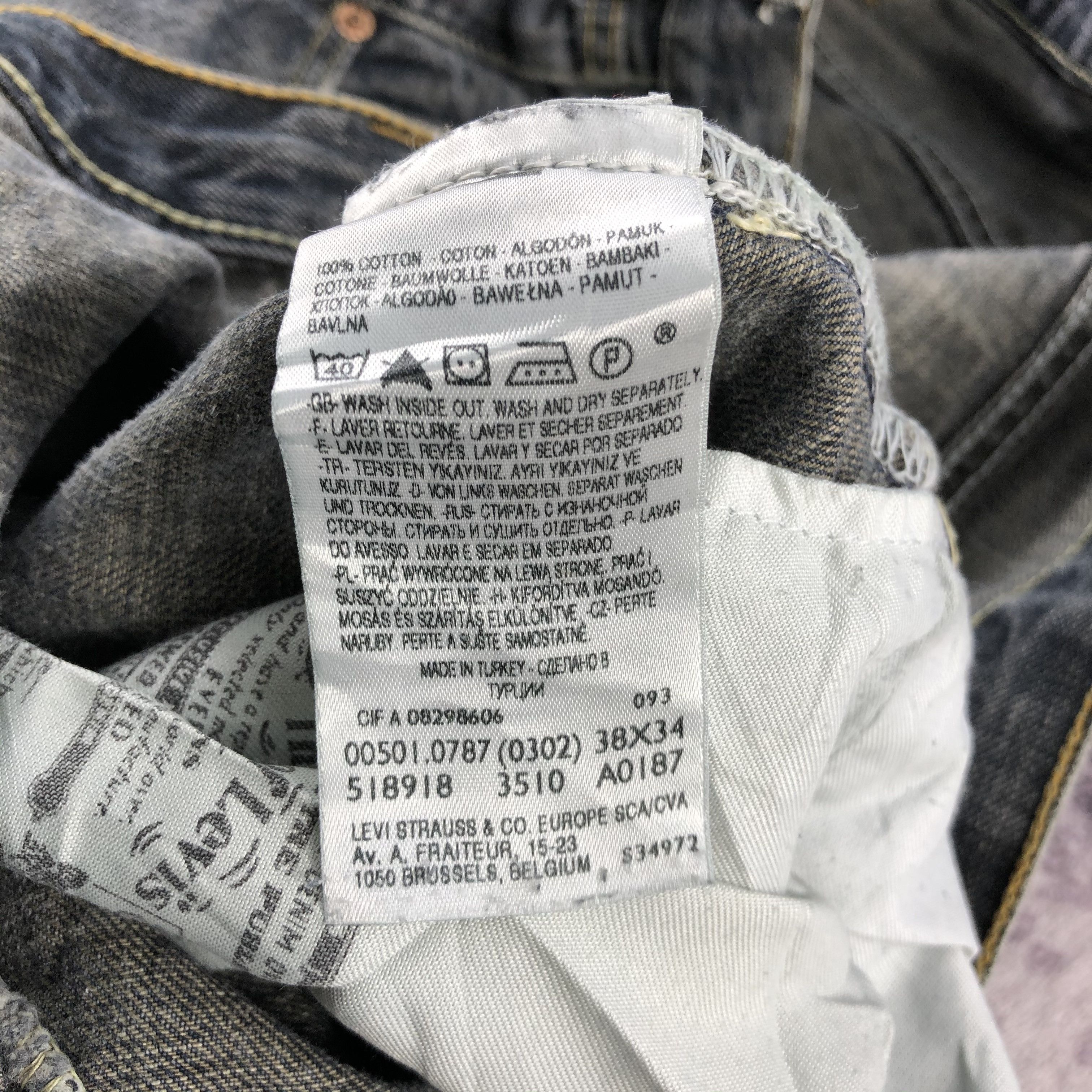 Levi's × Vintage Vintage Levis 501 Black Jeans-JM2352 Size US 41 - 12 Thumbnail
