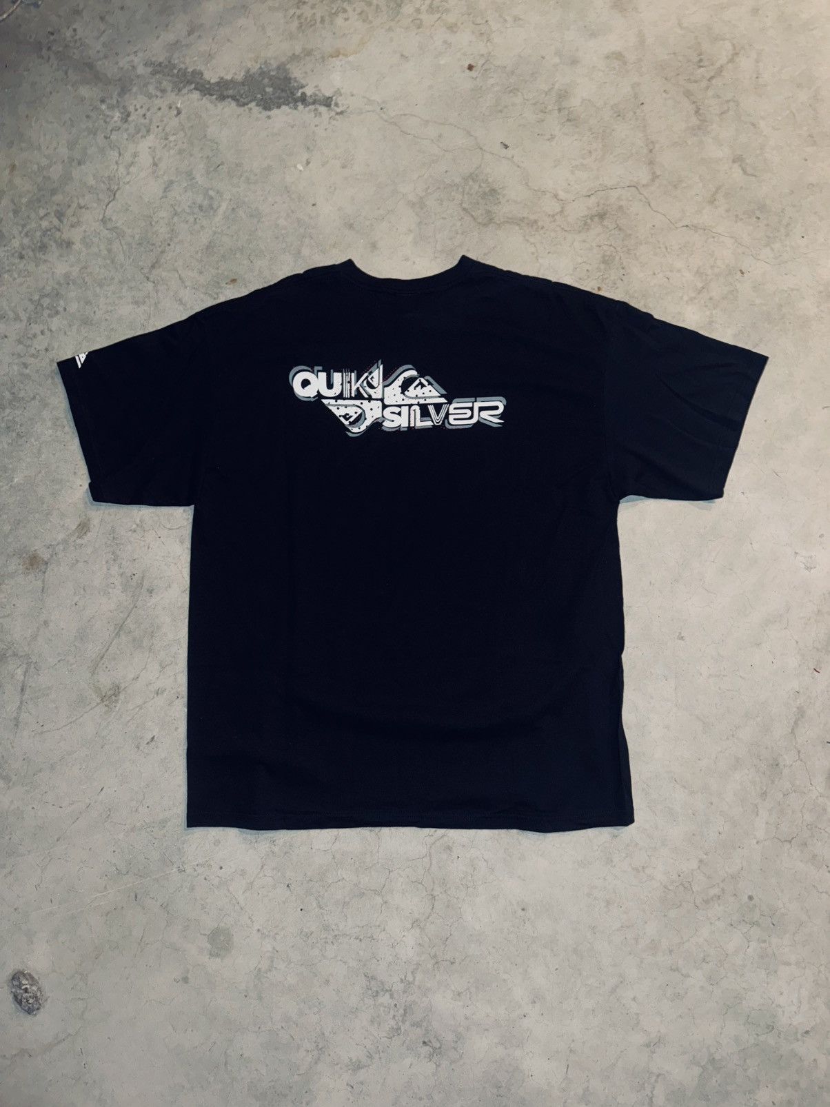 Quiksilver Vintage Y2K QuikSliver Cyber T-Shirt Surfer Double Sided Size US XL / EU 56 / 4 - 1 Thumbnail