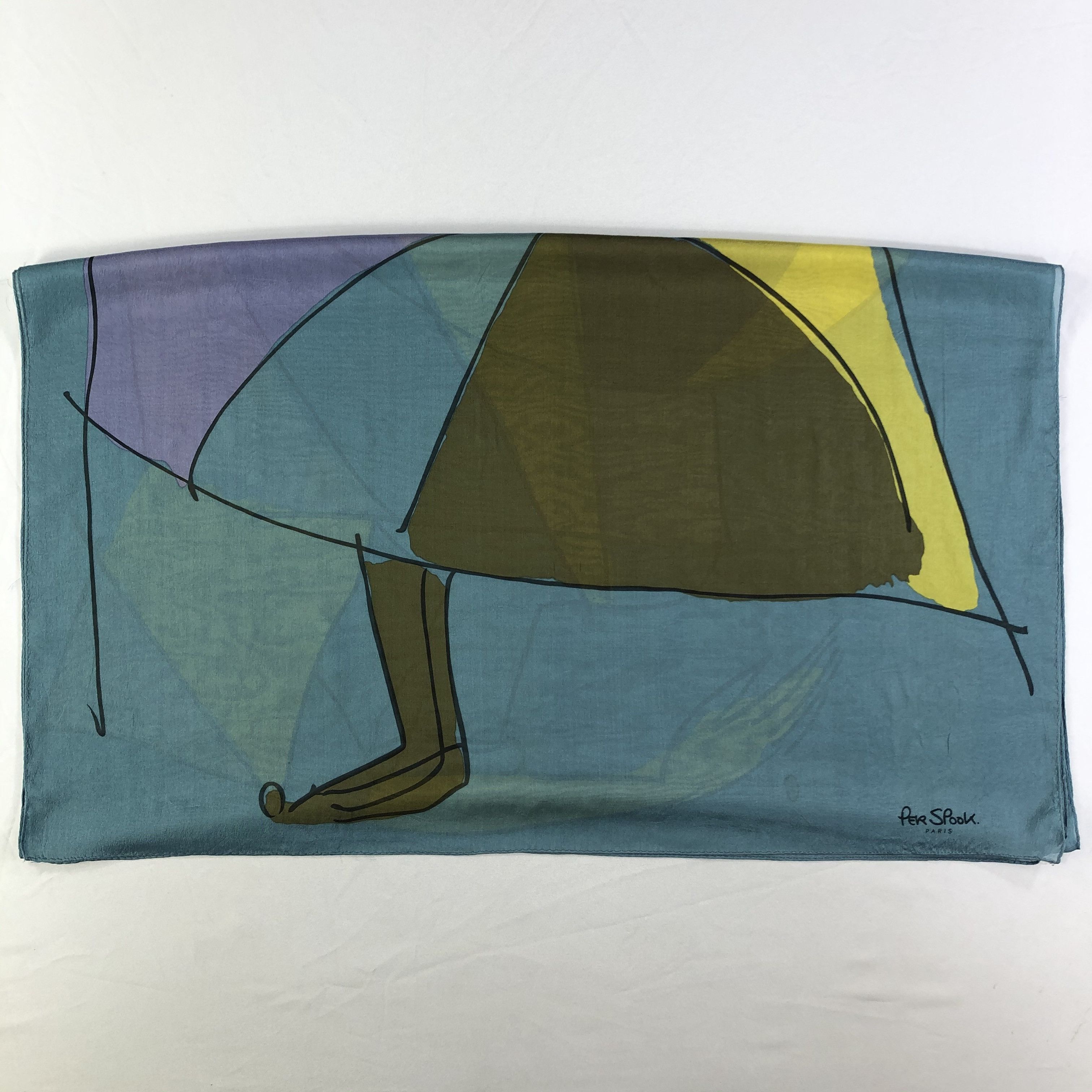 Vintage Vintage Per Spook Silk Scarf Size ONE SIZE - 2 Thumbnail