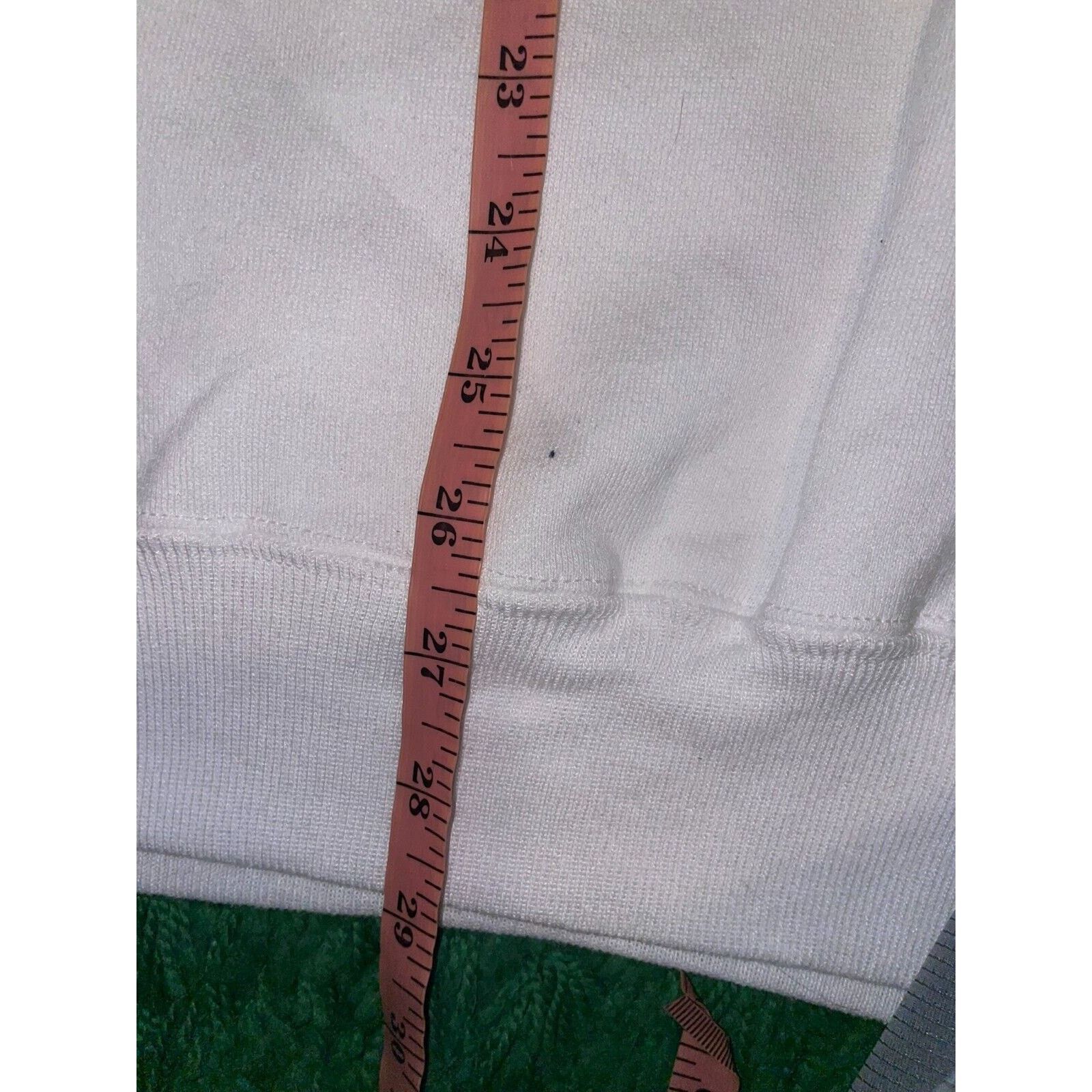 Jerzees Vintage Steamboat Sweatshirt 1/4 Zip White Crewneck L Size US L / EU 52-54 / 3 - 12 Thumbnail