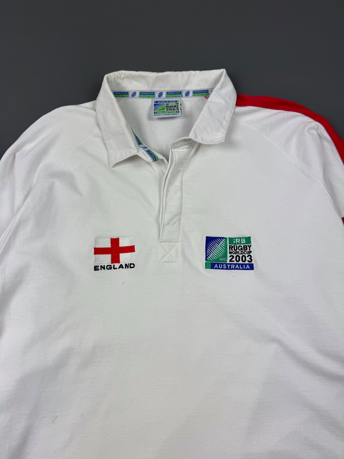 Vintage Vintage England World Cup 2003 Australia Rugby Polo Size US L / EU 52-54 / 3 - 5 Thumbnail