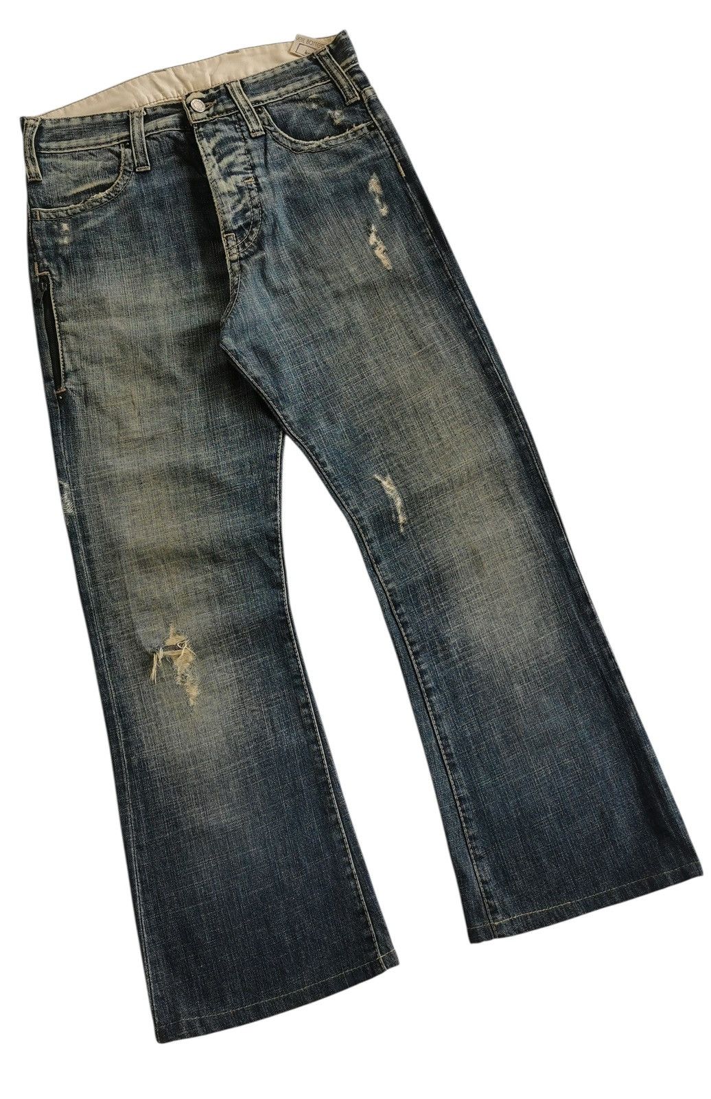 Neil Barrett Neil Barrett distressed flare,bootcut jeans Size US 30 / EU 46 - 4 Thumbnail