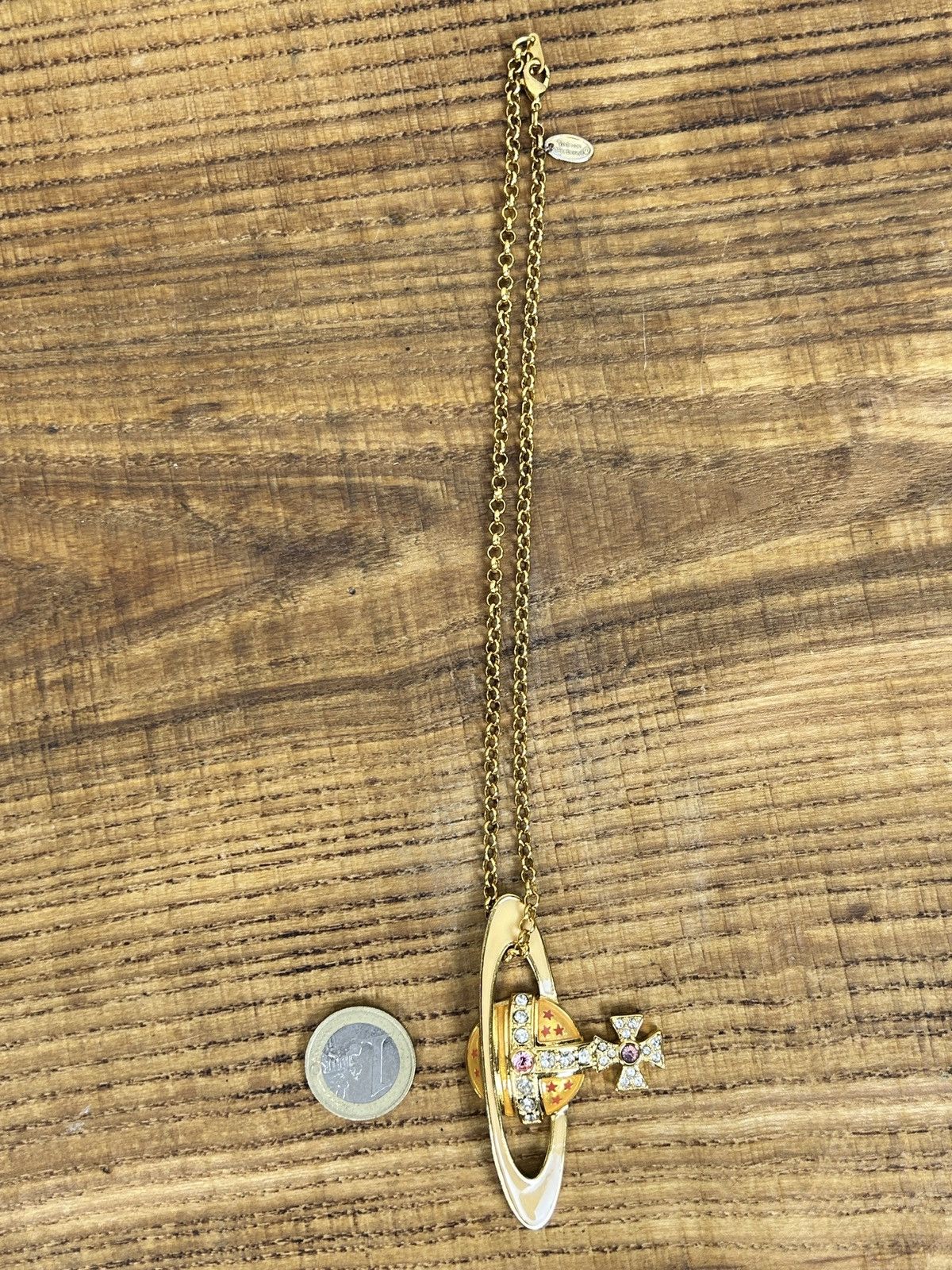 Vivienne Westwood Vintage Vivienne Westwood Large Enamel Orb Pendant Necklace Size ONE SIZE - 9 Thumbnail