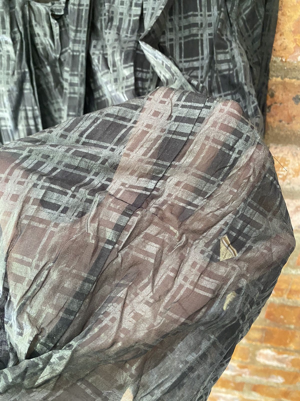 A.P.C. 1990s APC Silk Mesh black checked Size M / US 6-8 / IT 42-44 - 7 Thumbnail
