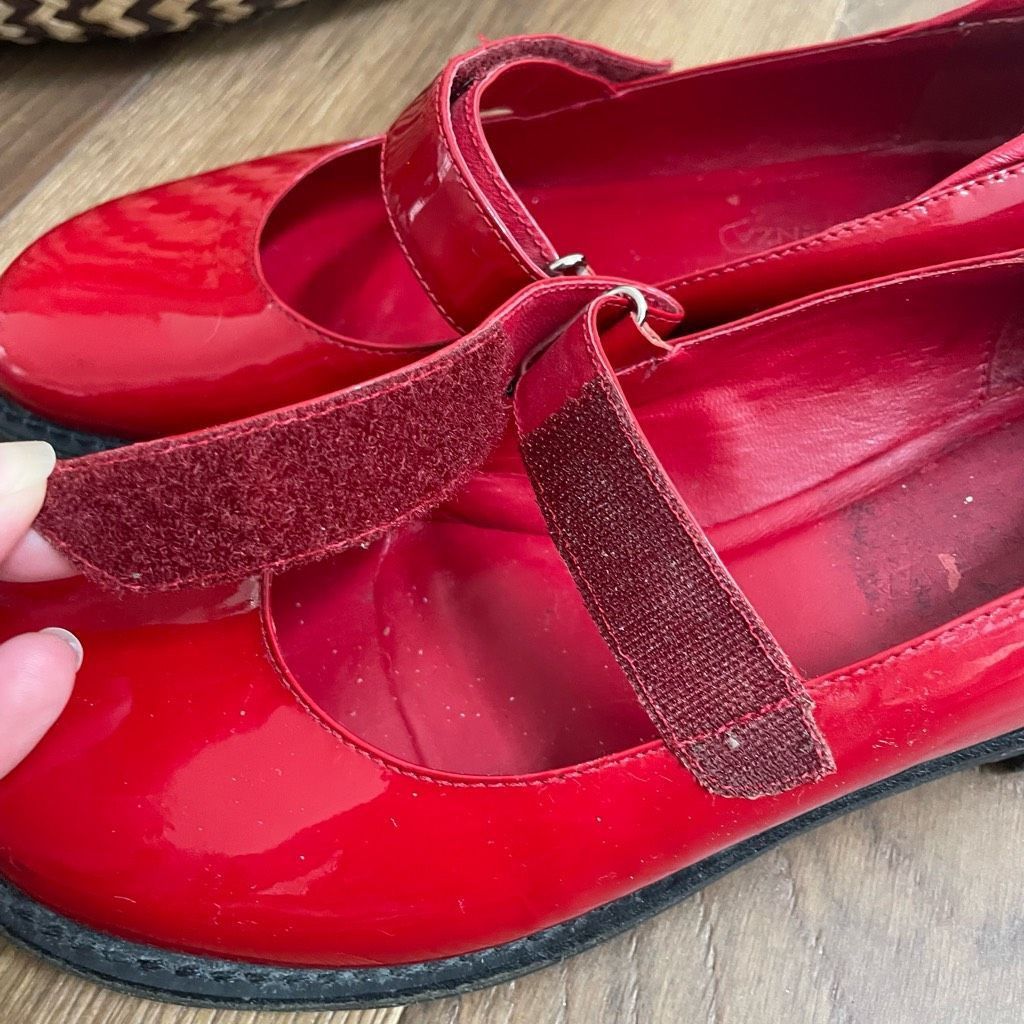 Other Ramon Tenza Red Patent Leather Mary Jane Lug Sole $250 7 Size US 7 / IT 37 - 5 Thumbnail