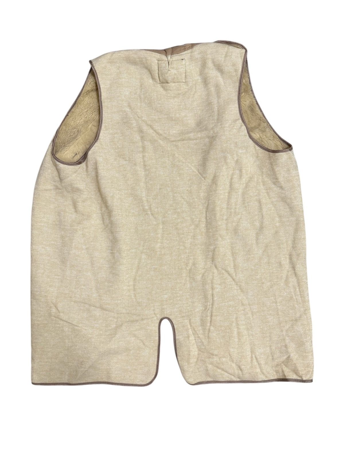 Burberry × Vintage Burberry Faux Fur Pile Lining vest Size XS / US 0-2 / IT 36-38 - 4 Thumbnail