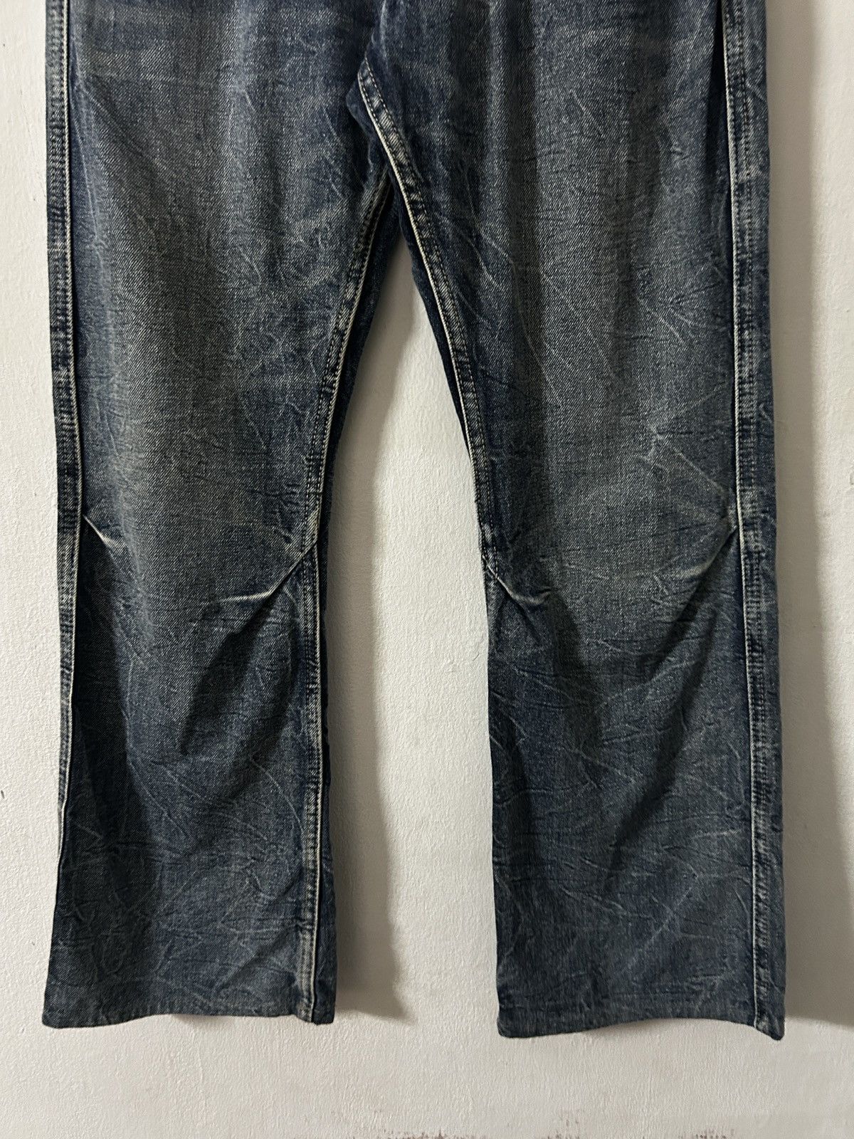 If Six Was Nine 00’s Japanese Brand Jack Serika Wings Flare Jeans Size US 30 / EU 46 - 7 Thumbnail