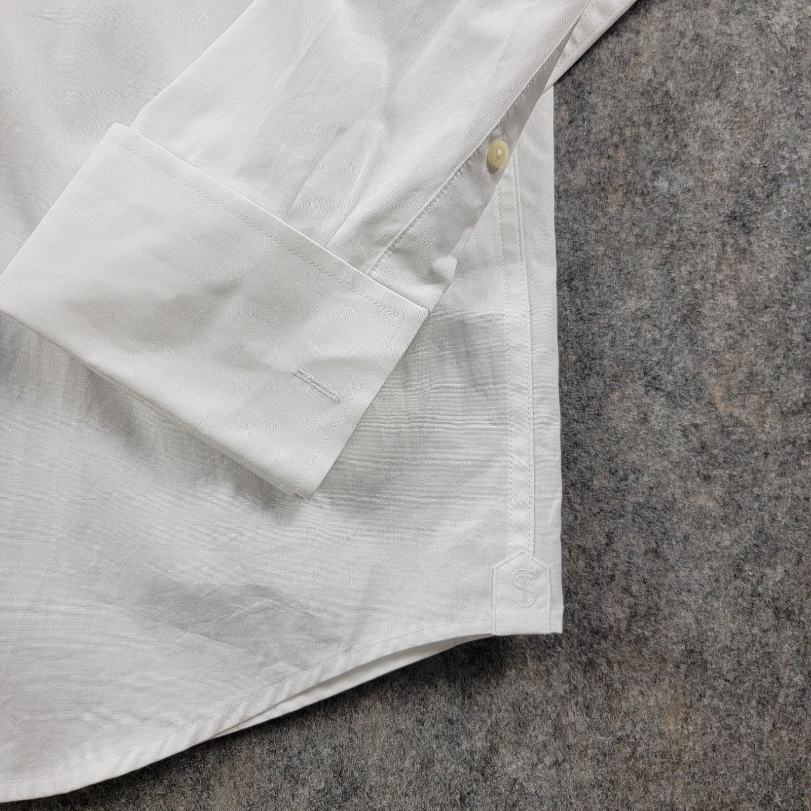 Todd Snyder Todd Snyder x Thomas Mason Plain Front Tuxedo Dress Shirt Size US S / EU 44-46 / 1 - 7 Thumbnail