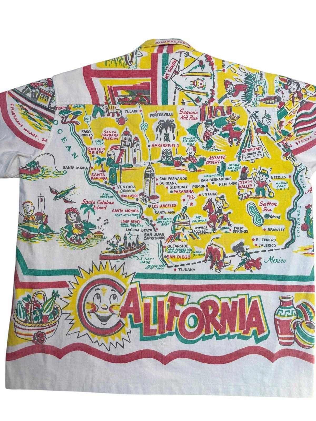 Bode Bode California Shirt Short Sleeve (OOAK) Size US S / EU 44-46 / 1 - 4 Thumbnail