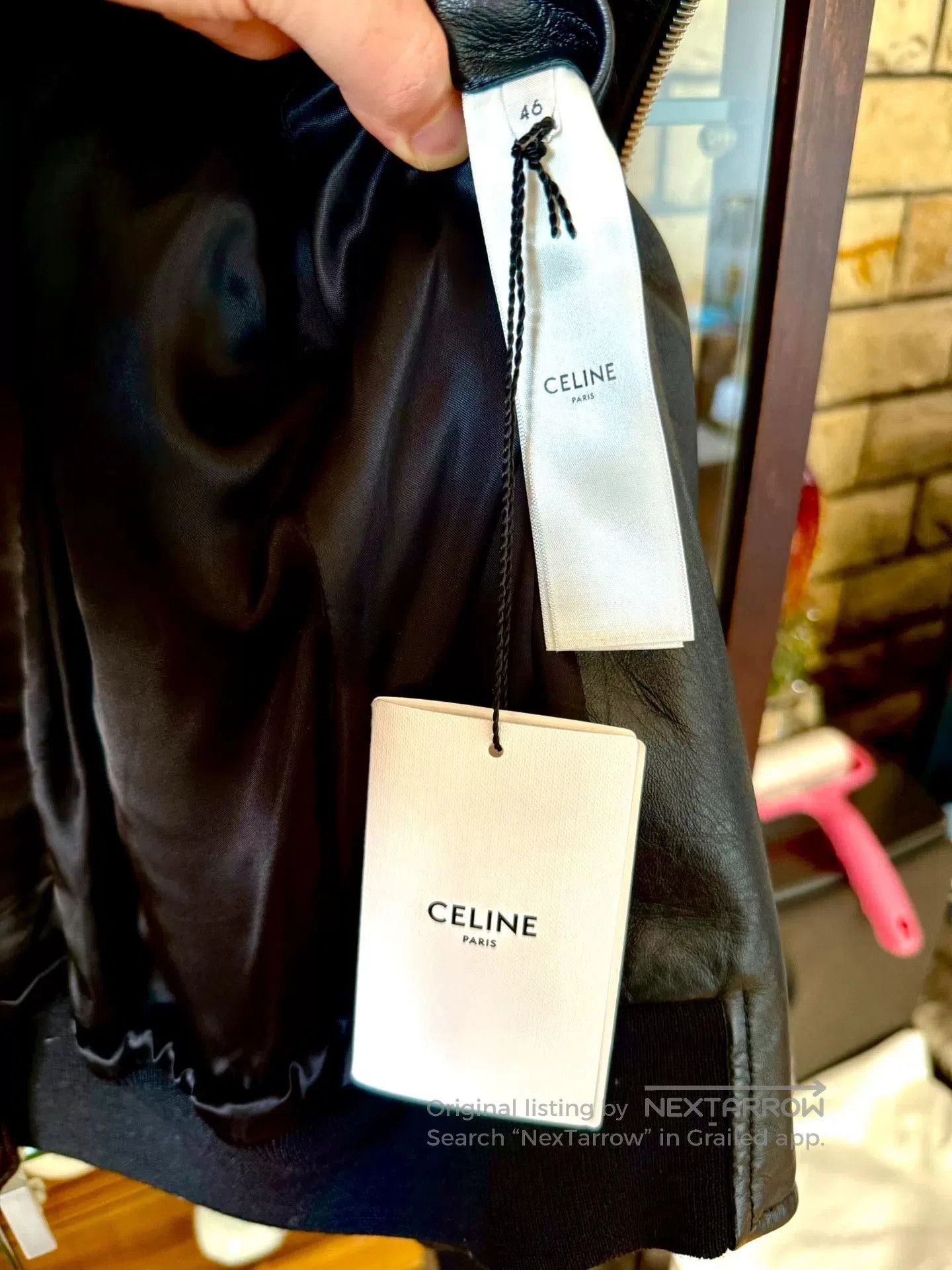 Celine celine leather jacket with three straps. Size US M / EU 48-50 / 2 - 6 Thumbnail