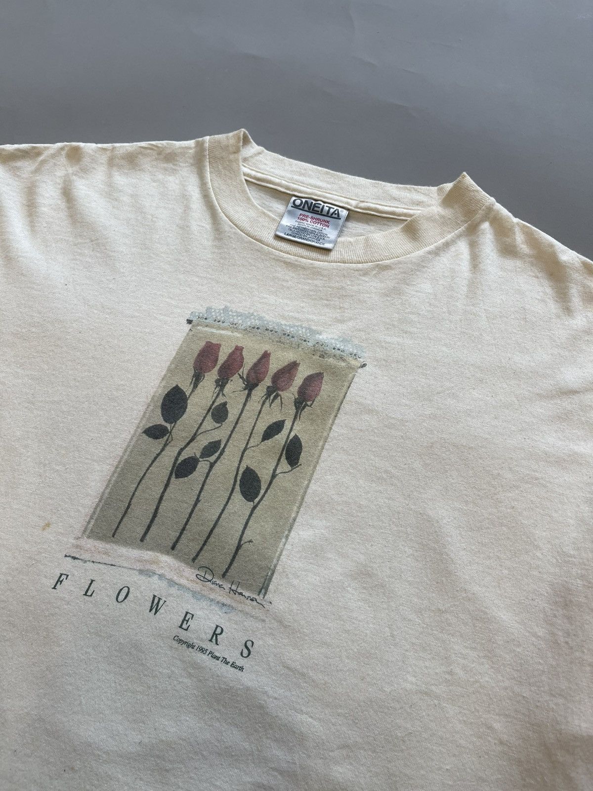 Vintage Vintage 1995 The Plant The Earth Flowers Size US L / EU 52-54 / 3 - 3 Thumbnail