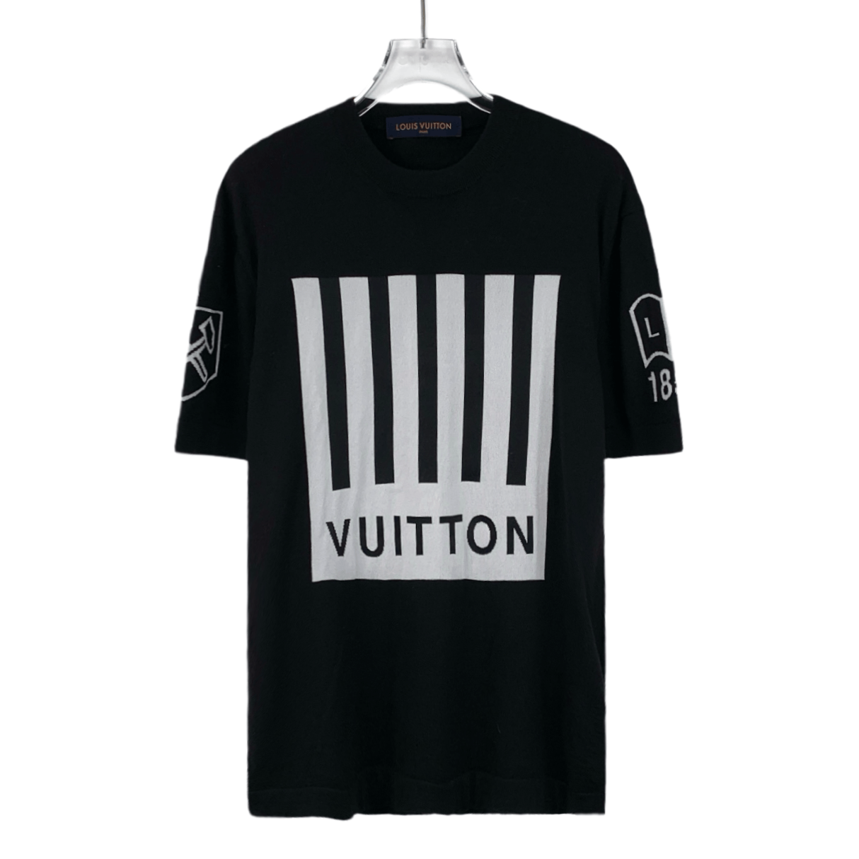 Louis Vuitton Louis Vuitton Barcode Earth Wool T-Shirt – Black (Size XS) Size US XS / EU 42 / 0 - 1 Thumbnail