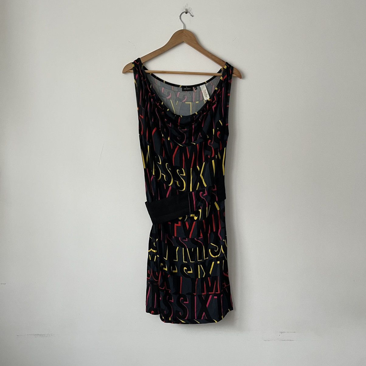 Miss Sixty Vintage Miss Sixty Monogram Dress Y2K Bodycon Logo Print Size S / US 4 / IT 40 - 1 Thumbnail