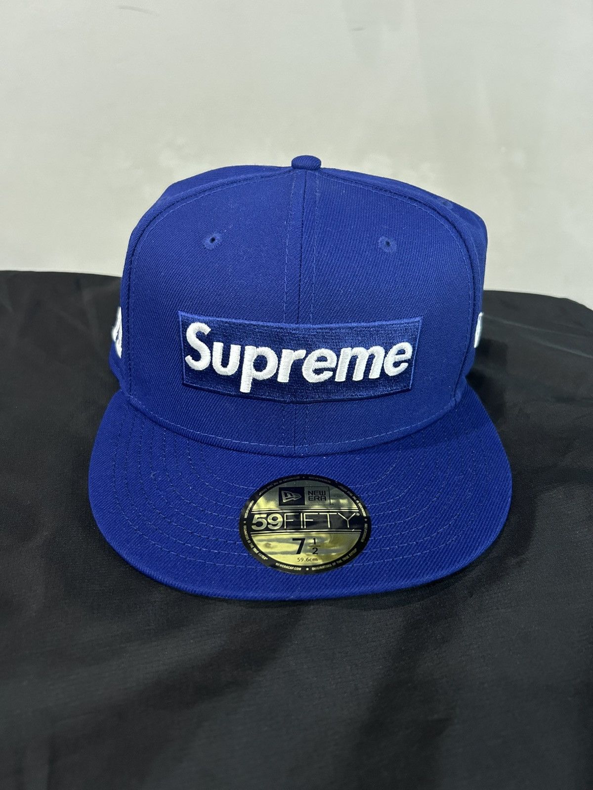 Supreme Supreme MLB New Era Box Logo LA Size 7 1/2 NEW | Grailed