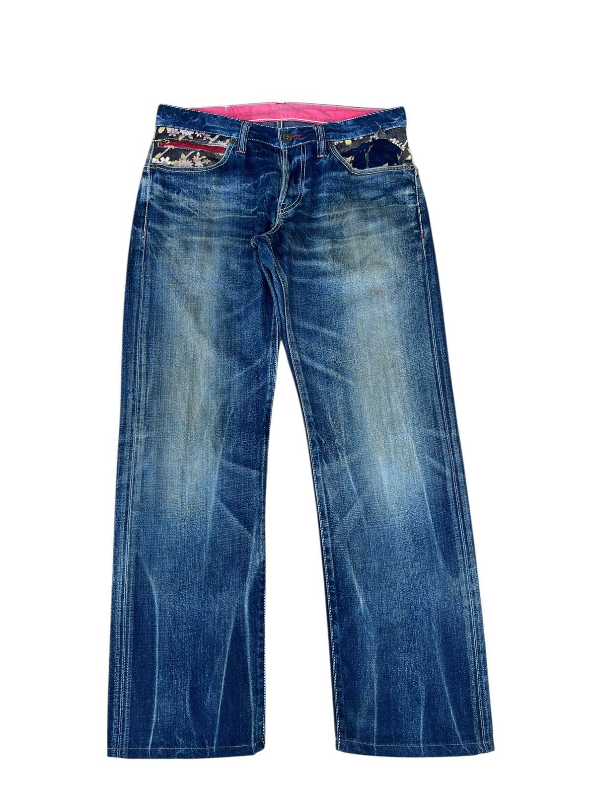 Eternal ETERNAL Japan Aging Distressed Mud Denim Hybrid Jeans Size US 32 / EU 48 - 1 Thumbnail