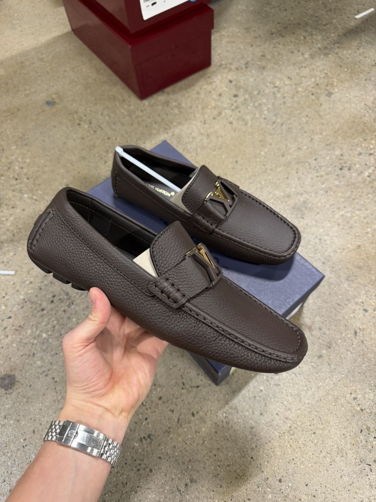 Louis Vuitton Louis Vuitton Driving Leather Loafers NEW Size US 8 / EU 41 - 3 Thumbnail