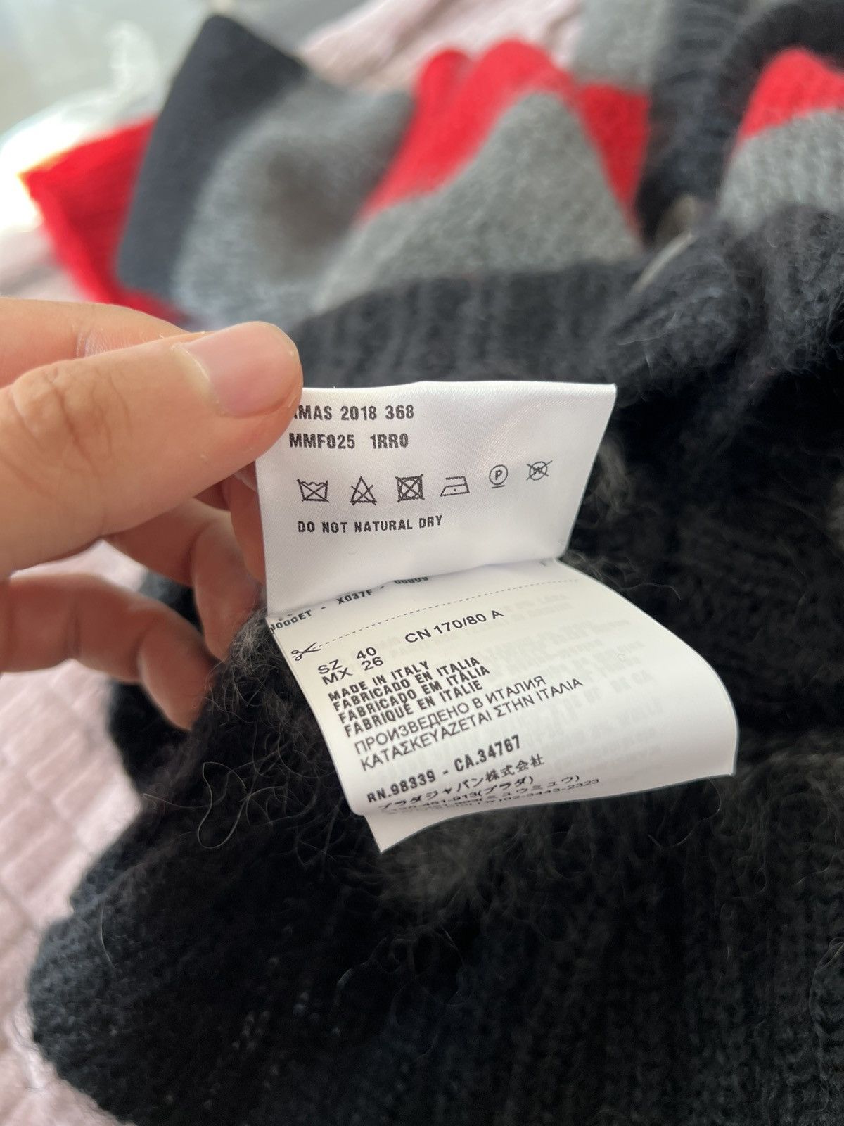 Miu Miu Miu Miu Mohair Distressed cardigan grunge Kurt Cobain Size US M / EU 48-50 / 2 - 11 Thumbnail