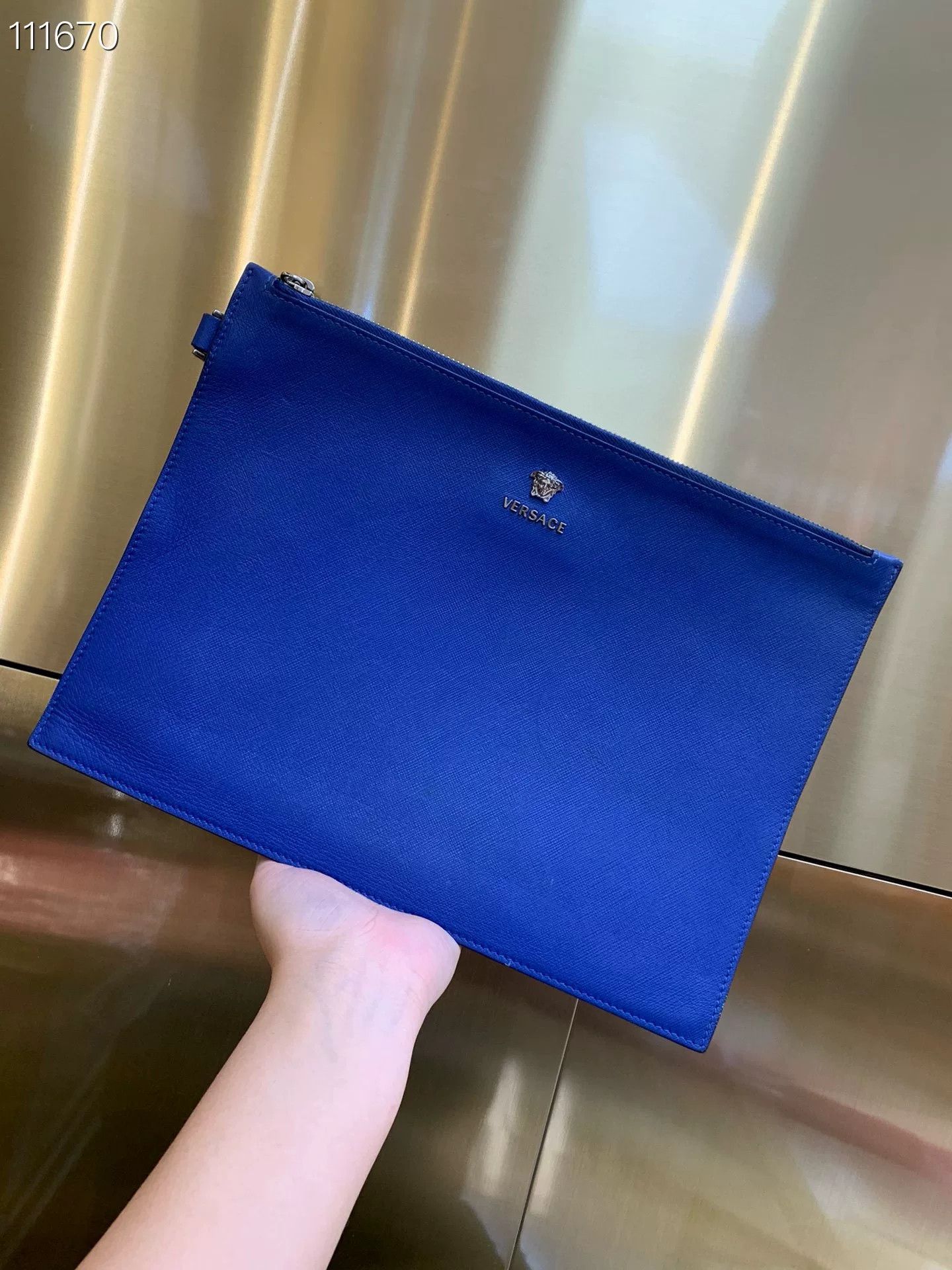 Versace Versace x072235C01 Blue Handbag Size ONE SIZE - 1 Thumbnail
