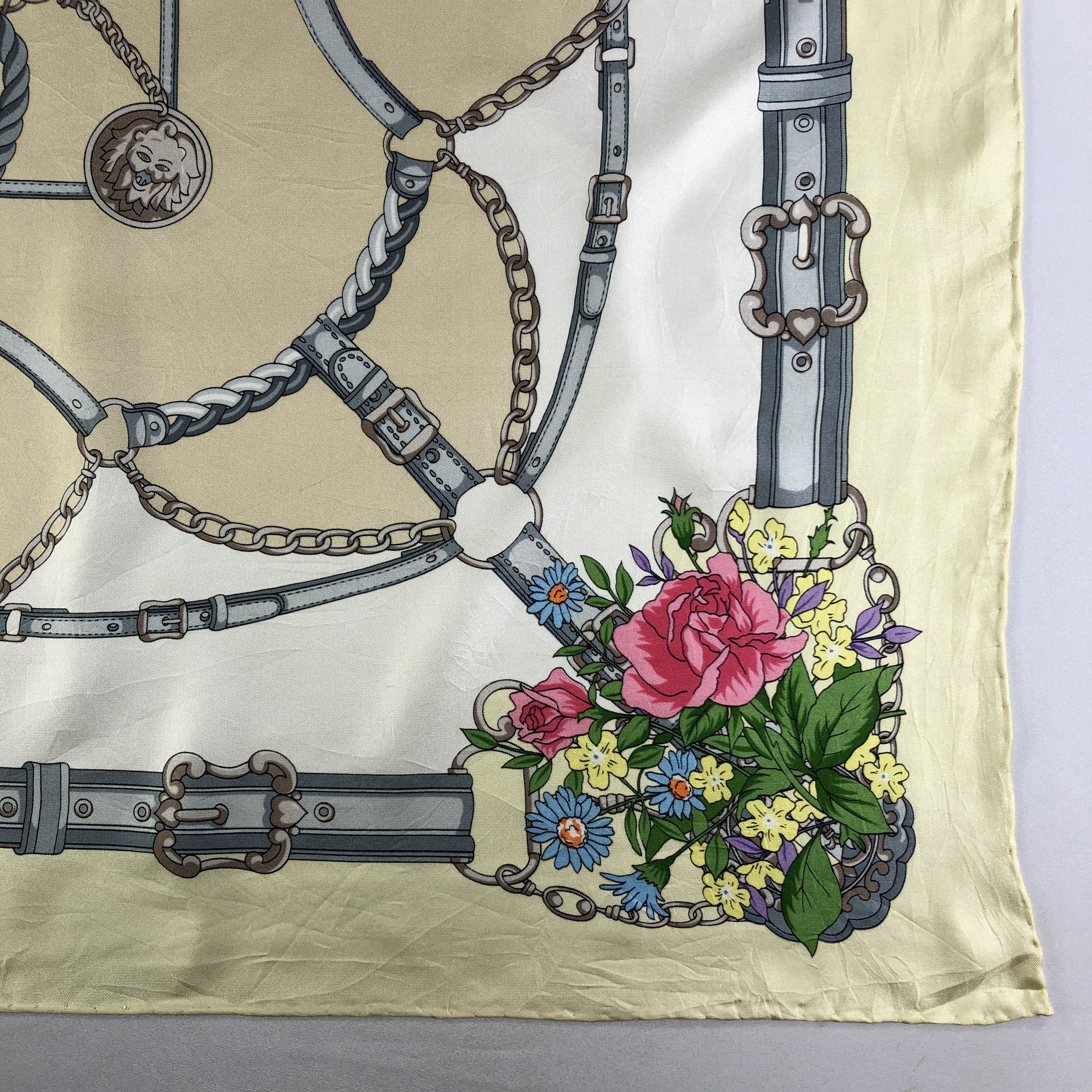 Vintage Vintage Silk Scarf Size ONE SIZE - 3 Thumbnail