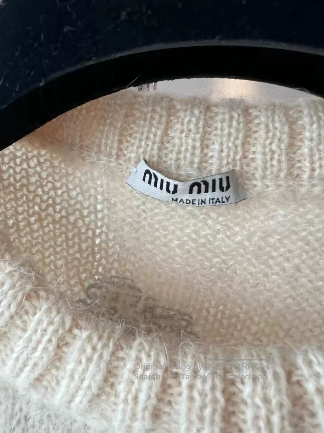 Miu Miu Miu Miu Floral Mohair Sweater. Size S / US 4 / IT 40 - 3 Thumbnail