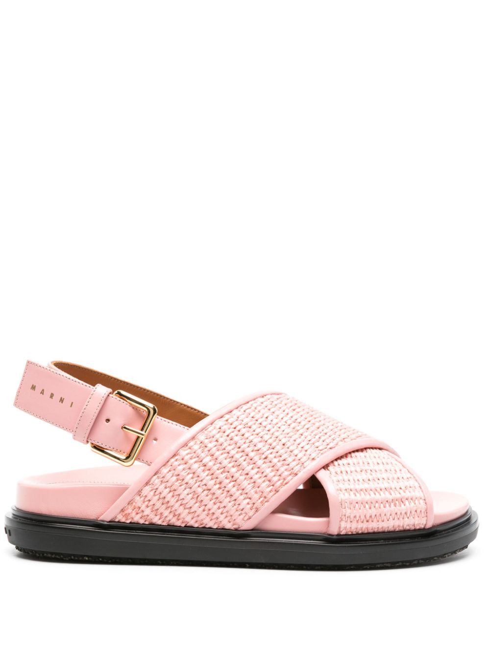 Marni o1w1db10125 Fussbett Slingback Sandals in Pink Size US 6 / IT 36 - 1 Thumbnail