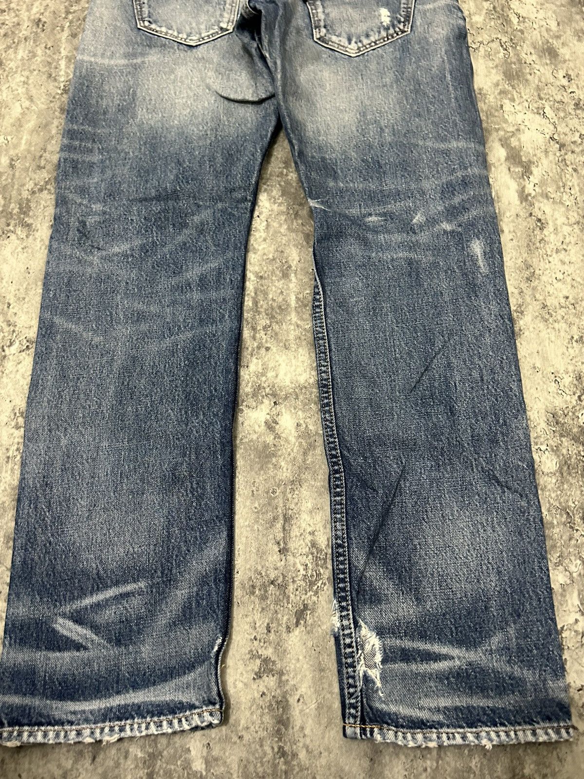 Japanese Brand RNA Inch Distressed Ripped Jeans Size US 30 / EU 46 - 7 Thumbnail