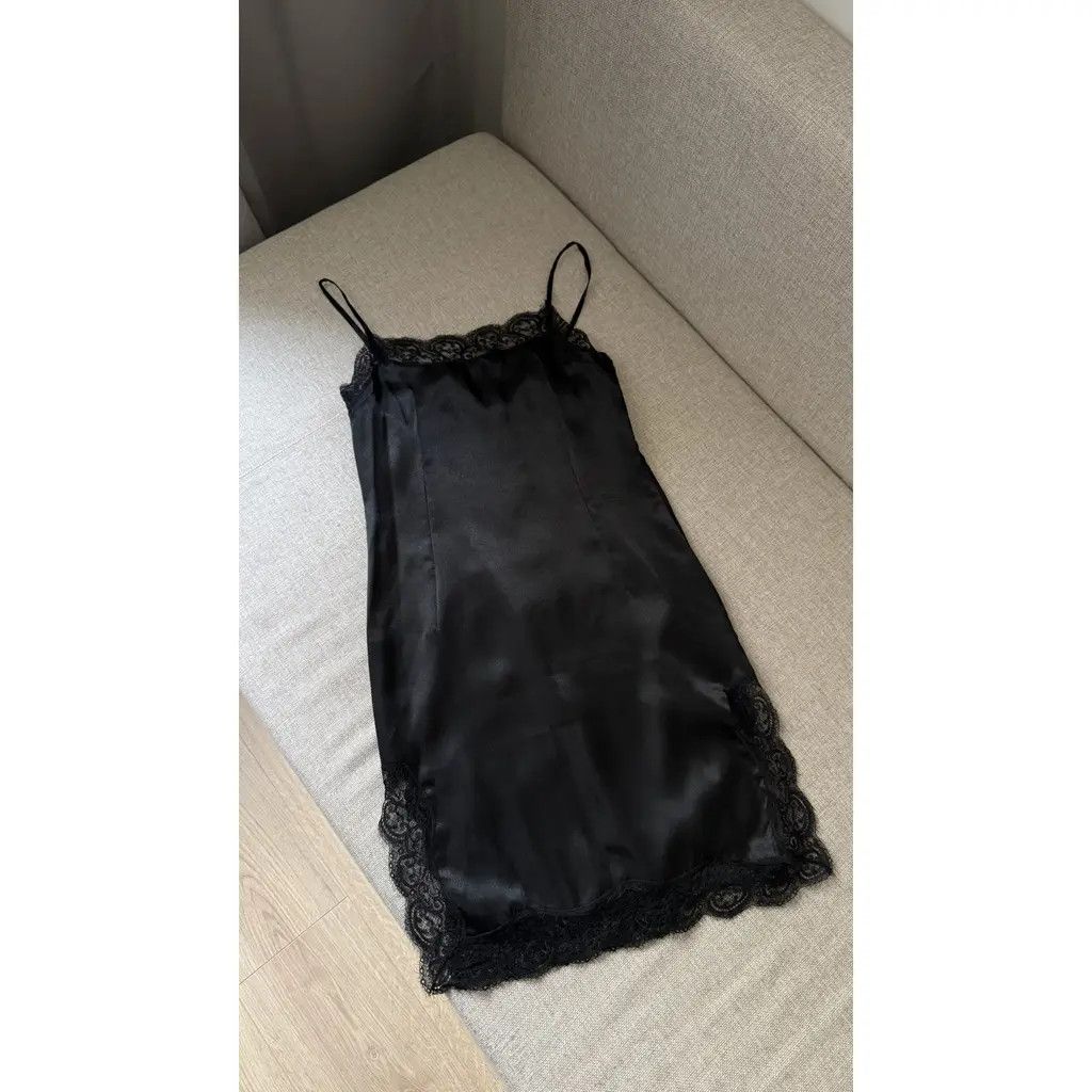 Dolce & Gabbana Dolce & Gabbana Womens Black Lace Mini Dress Size IT38 Size XS / US 0-2 / IT 36-38 - 7 Thumbnail