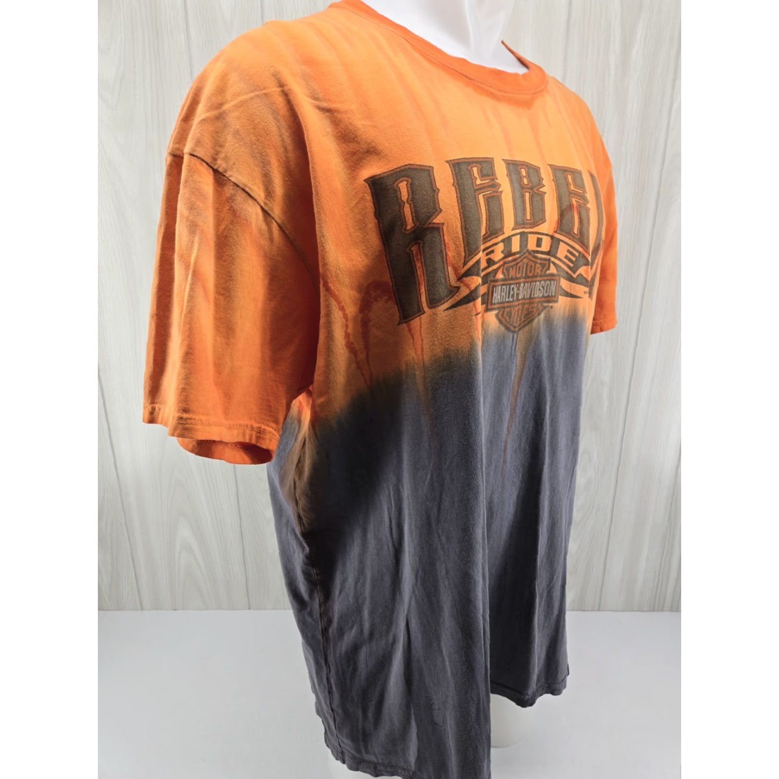 Harley Davidson Harley-Davidson T-Shirt Men’s Tie Dye Panama City Florida Size XL Orange Gray Size US XL / EU 56 / 4 - 6 Thumbnail