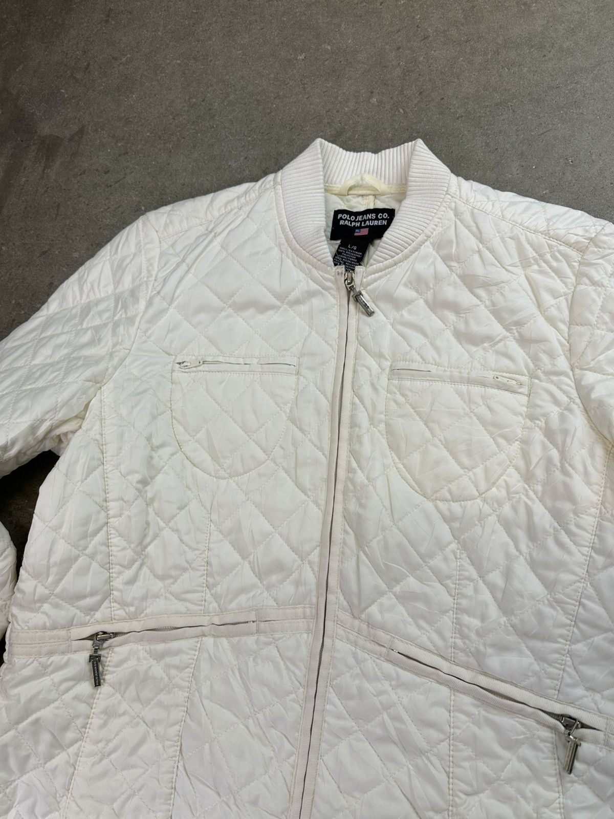 Polo Ralph Lauren Vintage Polo Jeans Co Quilted Jacket Ralph Lauren WMNS Large Size L / US 10 / IT 46 - 3 Thumbnail