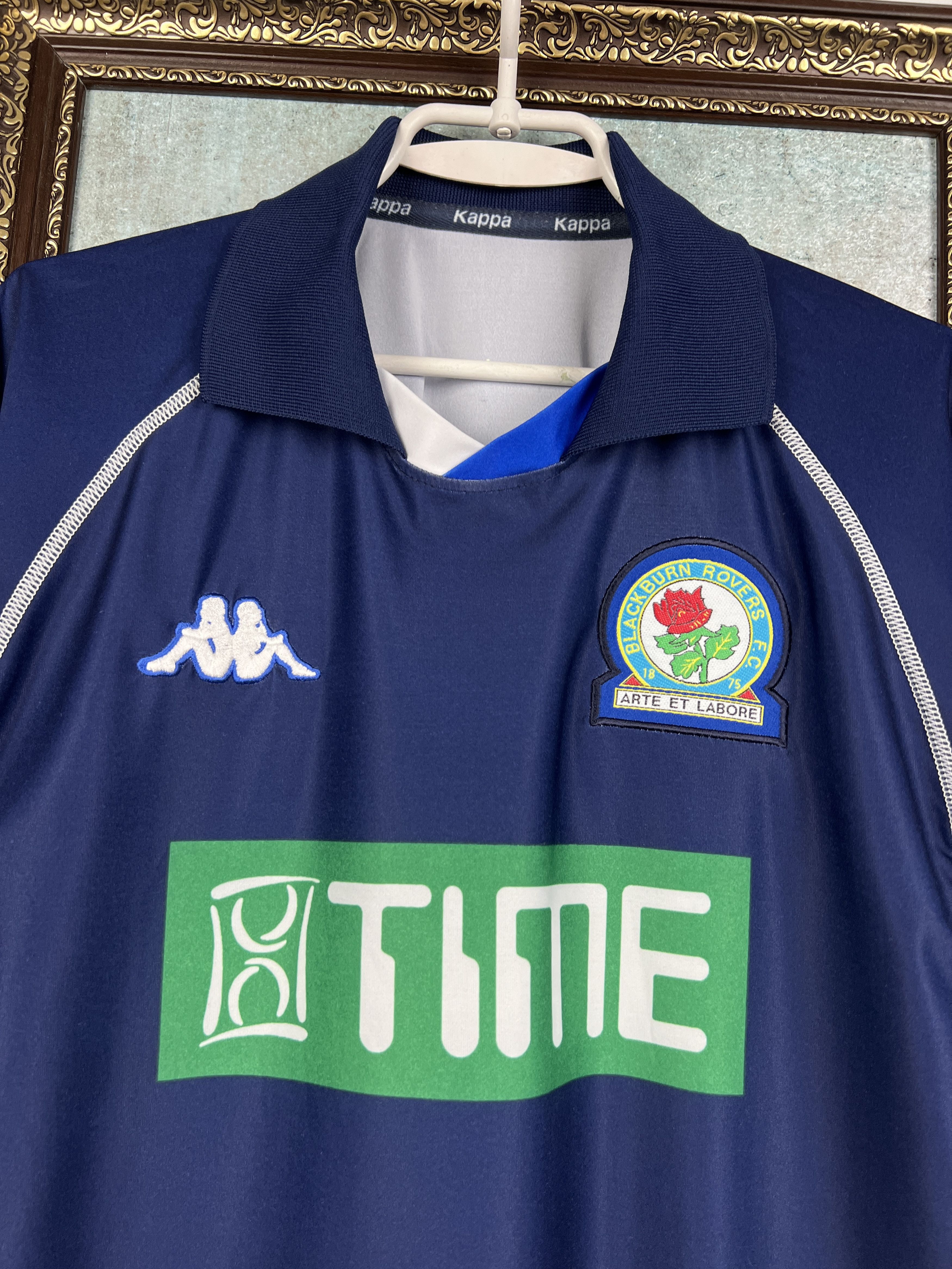 Kappa Blackburn Rovers Away football shirt Soccer Jersey Trikot Size US L / EU 52-54 / 3 - 3 Thumbnail