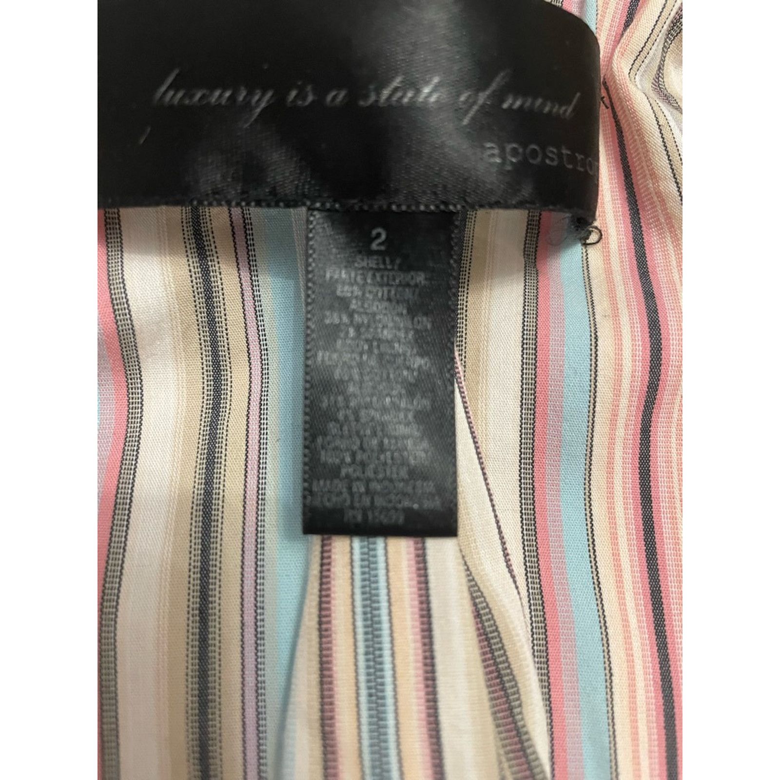 Other Apostrophe Classic Jacket Flap Pockets Button Front Beige 2 Size XS / US 0-2 / IT 36-38 - 8 Thumbnail