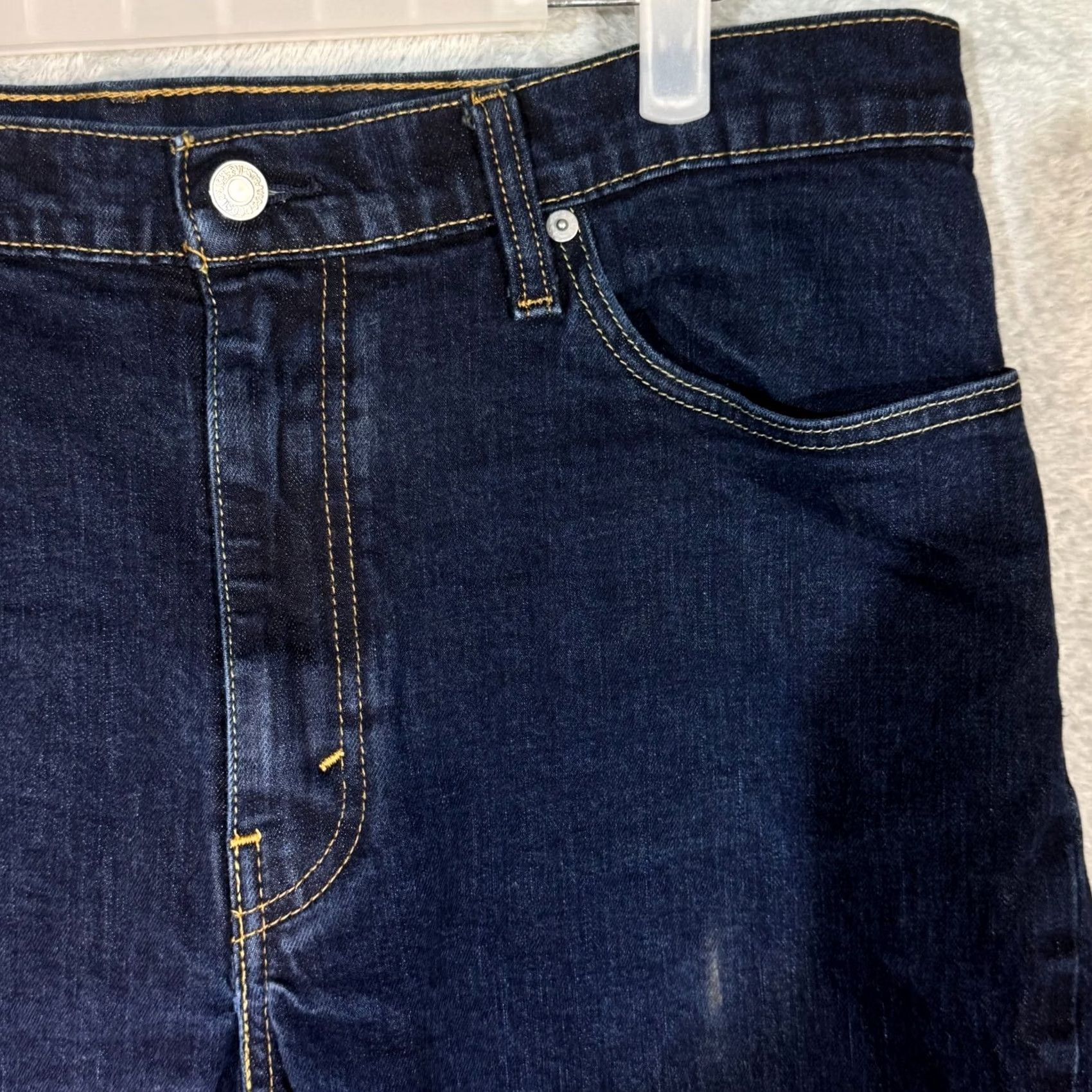 Levi's Levi’s 514 Jeans Men's 38x32 Blue Denim Straight Mid Rise 100% Cotton Jeans Size US 38 / EU 54 - 6 Thumbnail