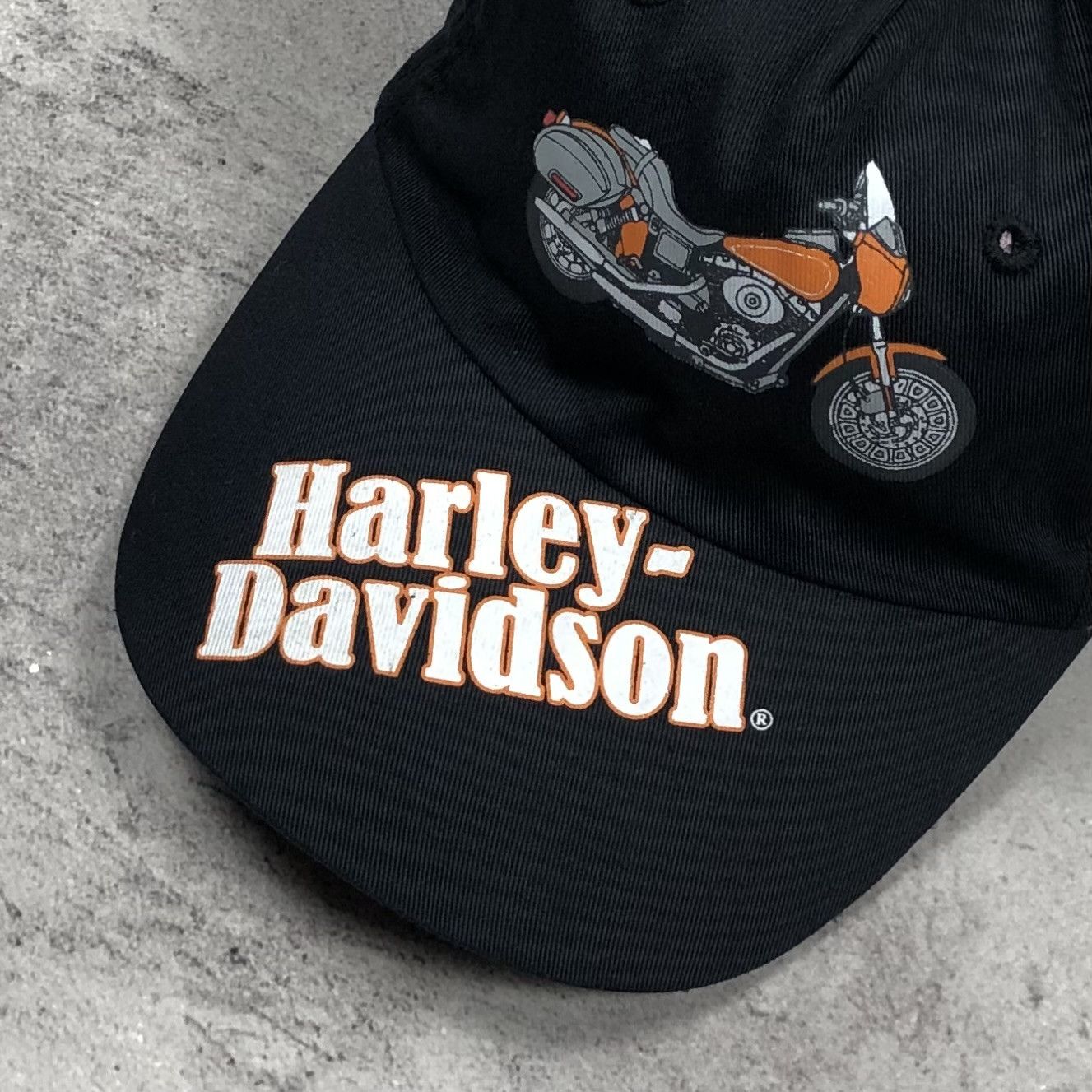 Harley Davidson Harley Davidson Electra Glide Motorcycle Graphic Cap biker Size ONE SIZE - 4 Thumbnail