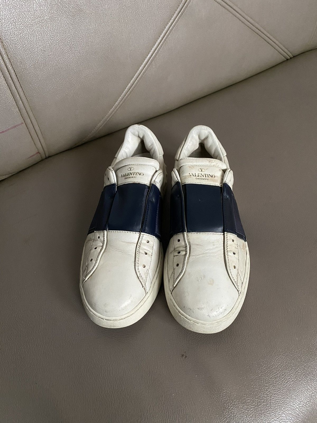 Valentino Valentino garavani no lace sneakers low leather Size US 8.5 / EU 41-42 - 4 Thumbnail