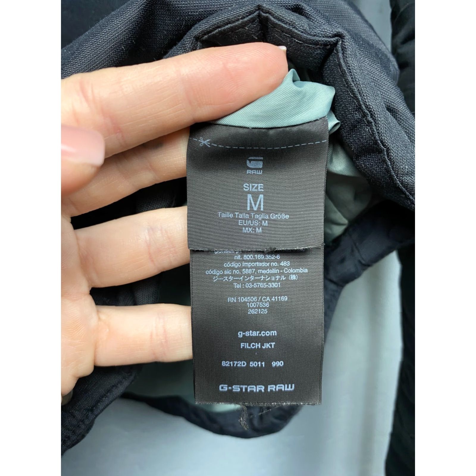 G-Star G Star Raw Cargo Line Mens Filch Jacket M Jacket Mens Black G-Star Size US M / EU 48-50 / 2 - 4 Thumbnail