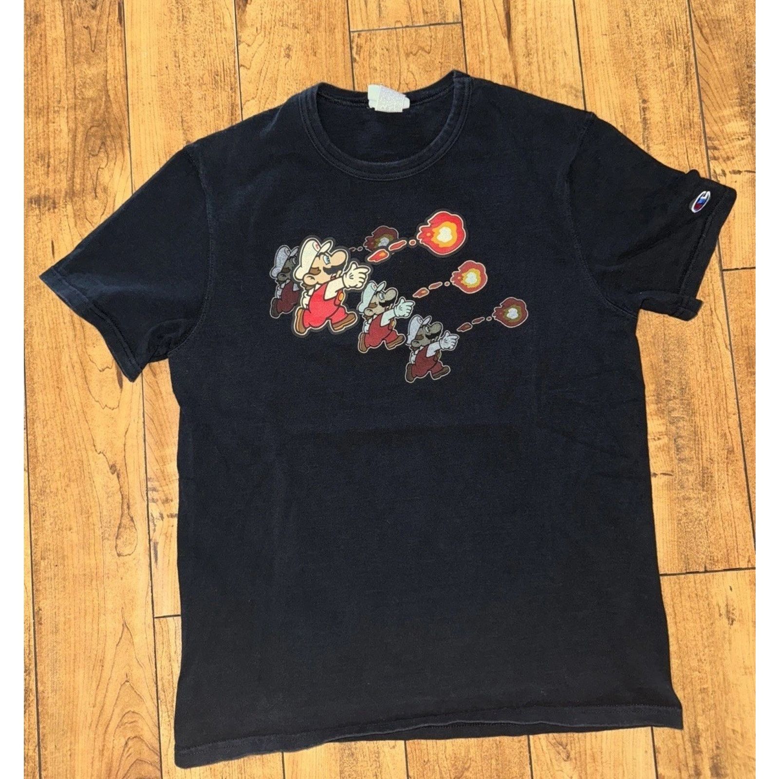 Champion × Vintage Champion X Super Mario Brothers T-Shirt Black Medium 20x27 Size US M / EU 48-50 / 2 - 1 Thumbnail
