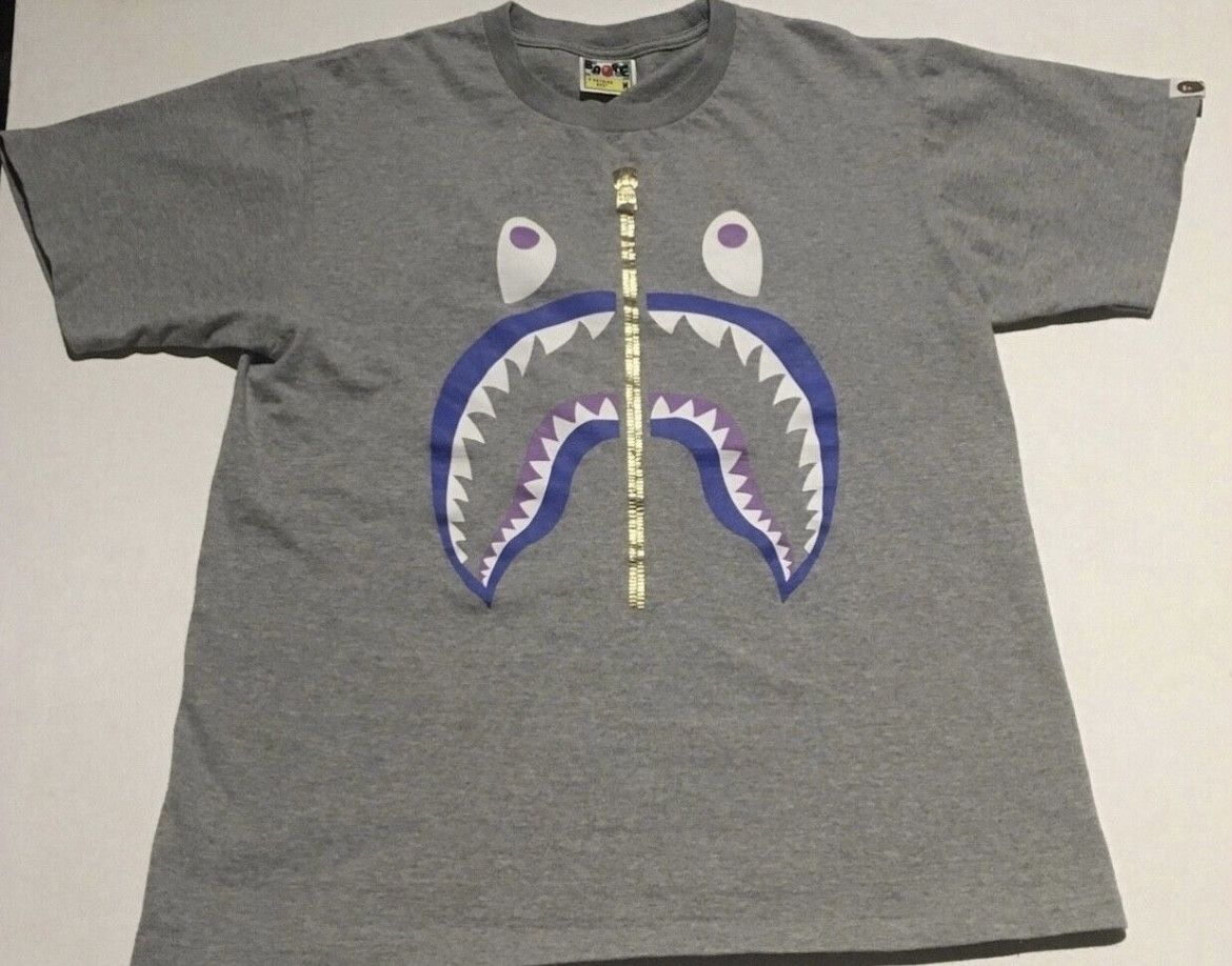 Bape Bape shark tee shirt Size US M / EU 48-50 / 2 - 1 Thumbnail
