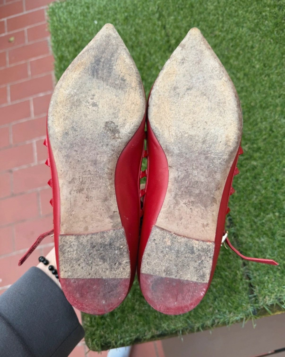 Valentino Ballerino Valentino Rockstud Size US 9 / IT 39 - 8 Thumbnail