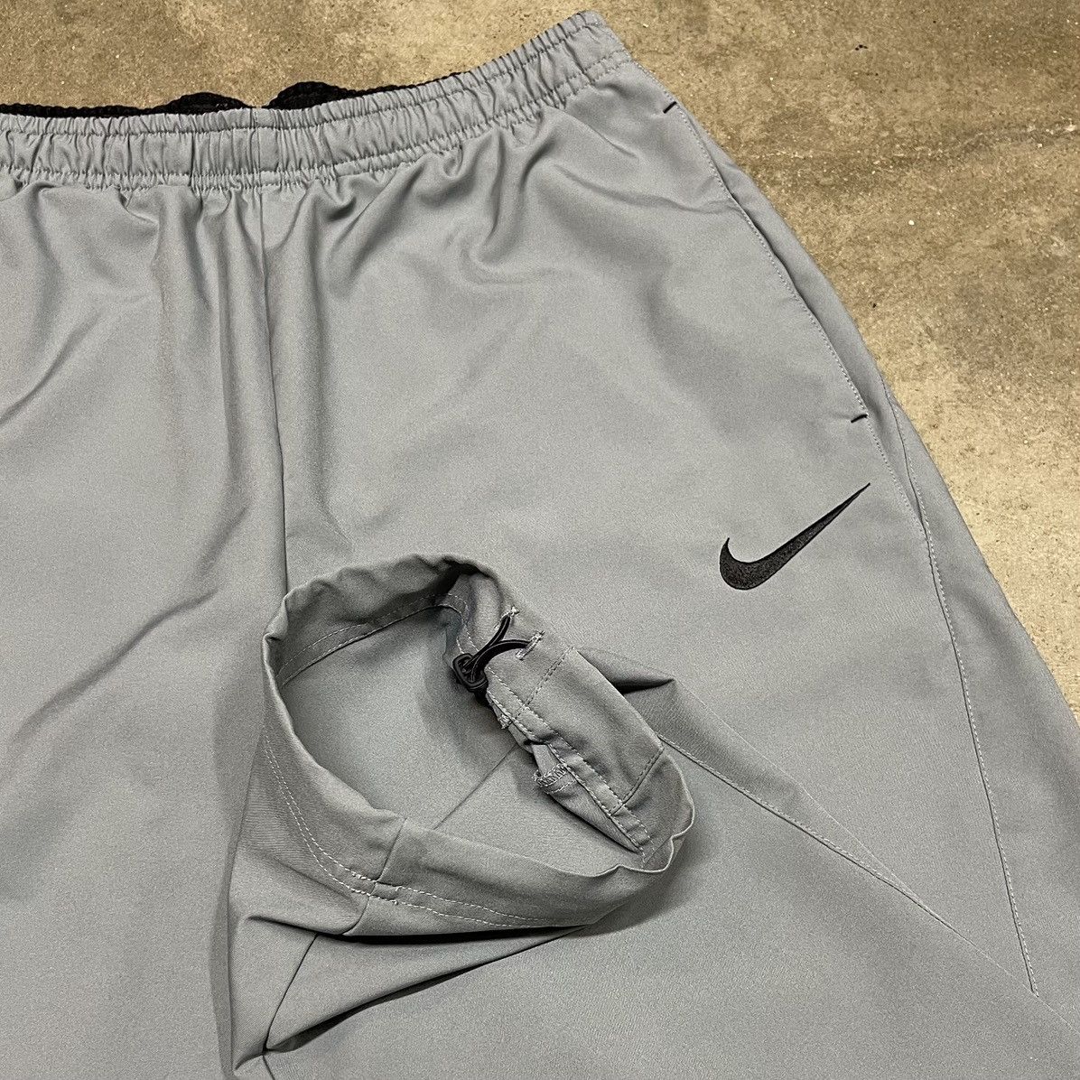 Nike Nike Y2K Gray Baggy Warm Up Track Pants Size US 32 / EU 48 - 4 Thumbnail