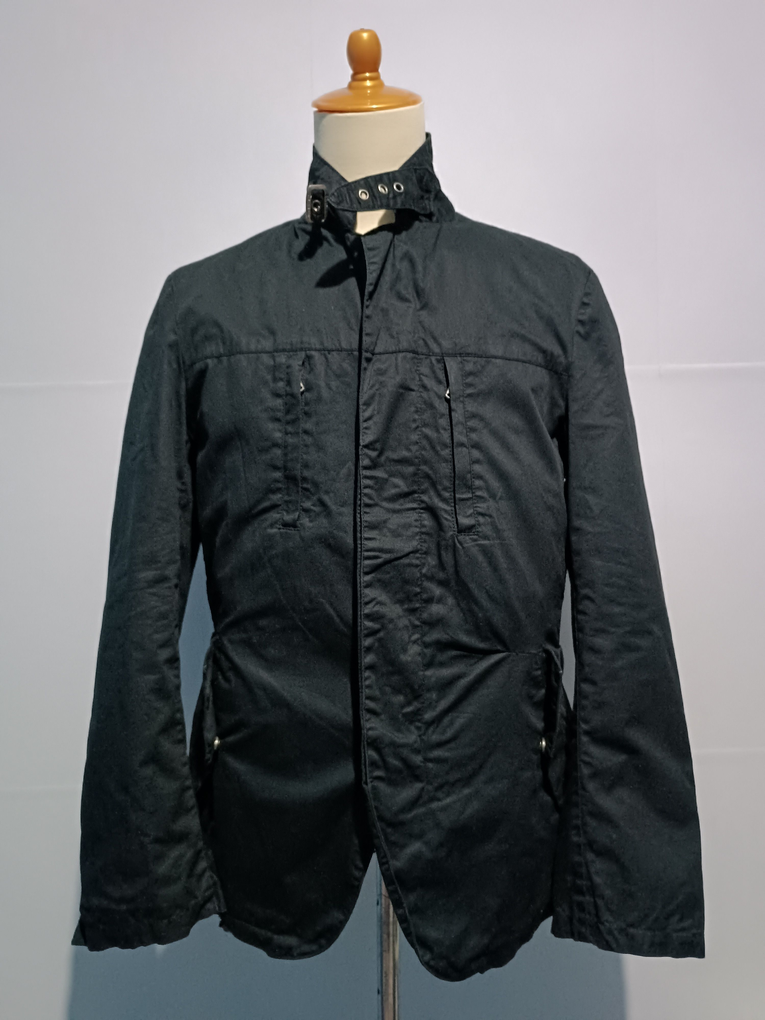 Japanese Brand Men's Blazer With Double Zipper and Button Closure Size 38R - 1 Thumbnail